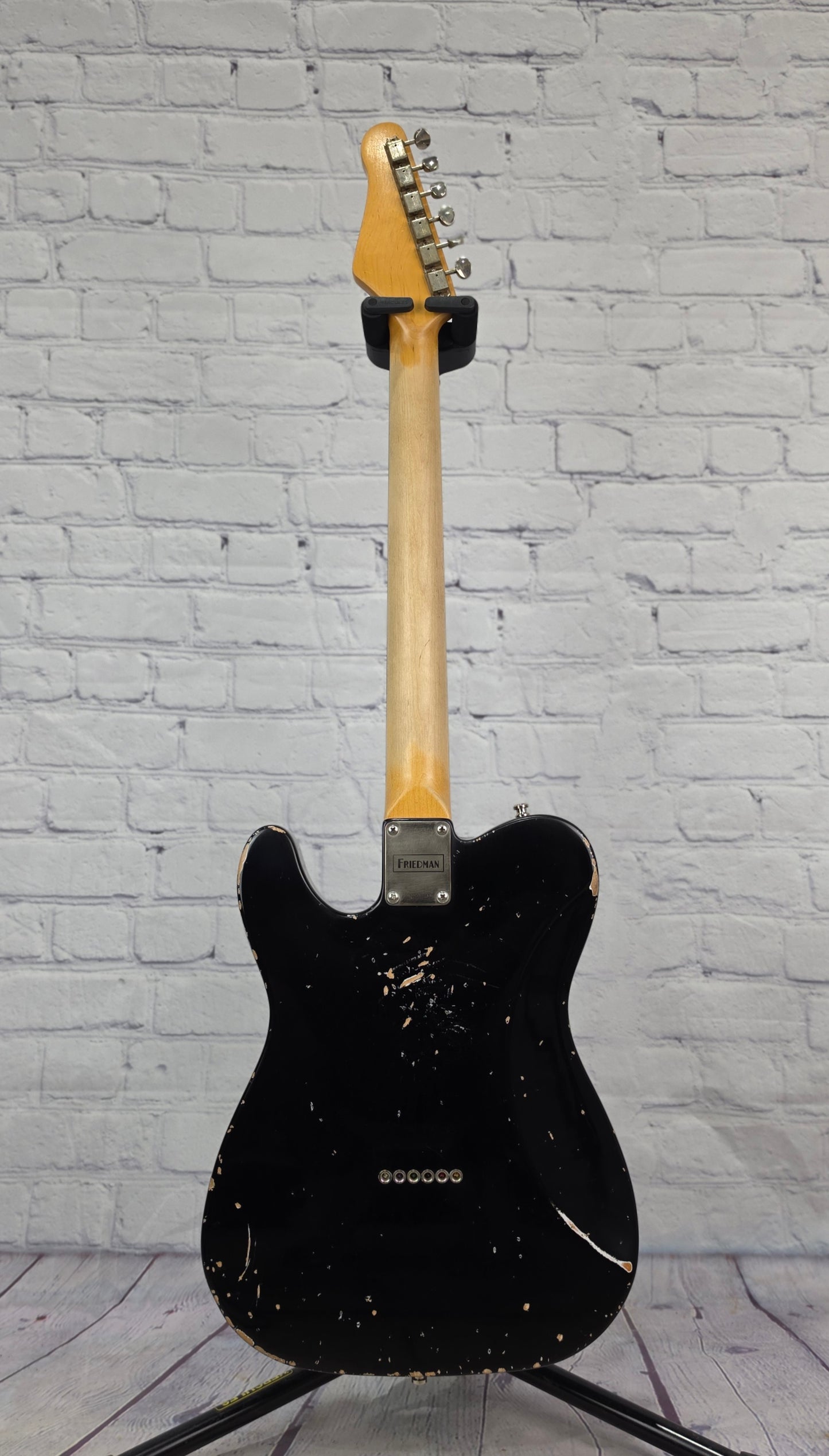 USED Friedman Vintage T P90 6 String Electric Guitar Aged Gloss Black