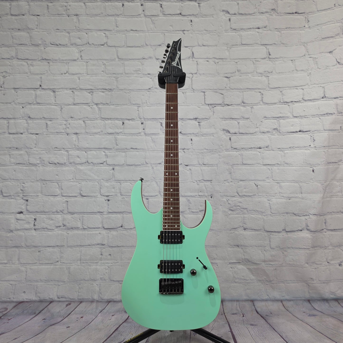 USED Ibanez RG Standard RG421 6 String Electric Guitar Sea Shore Matte