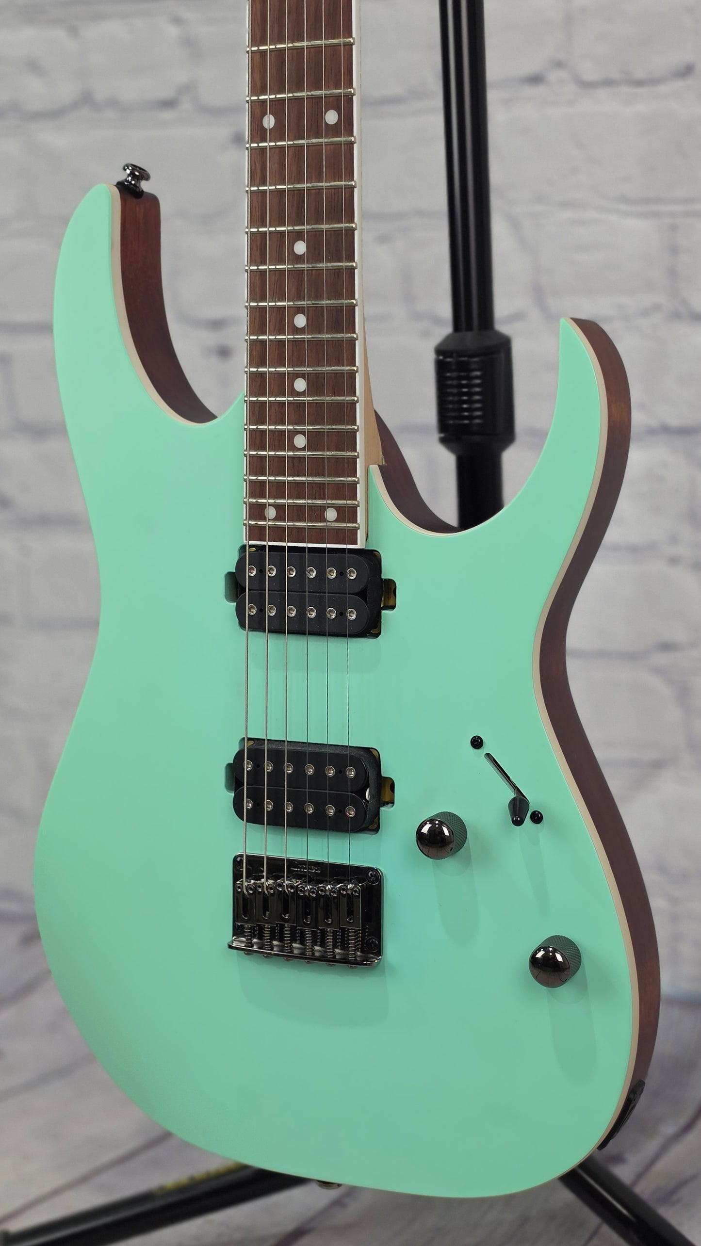 USED Ibanez RG Standard RG421 6 String Electric Guitar Sea Shore Matte