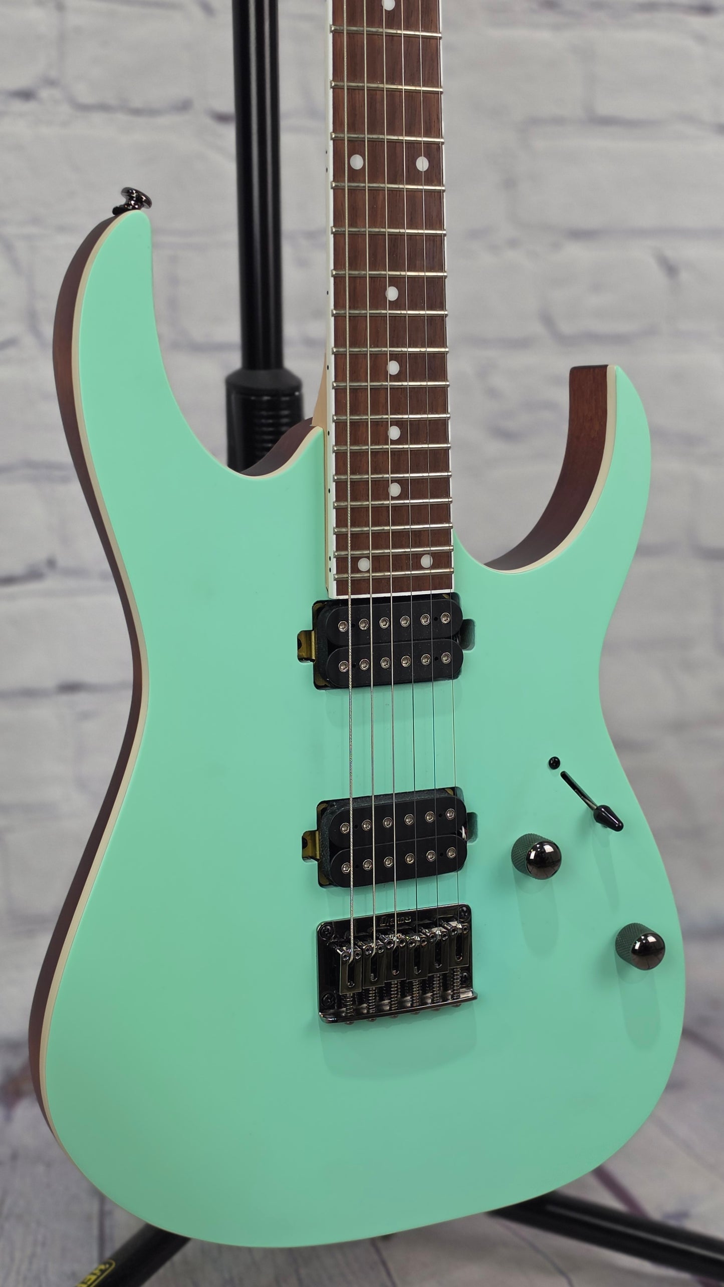 USED Ibanez RG Standard RG421 6 String Electric Guitar Sea Shore Matte