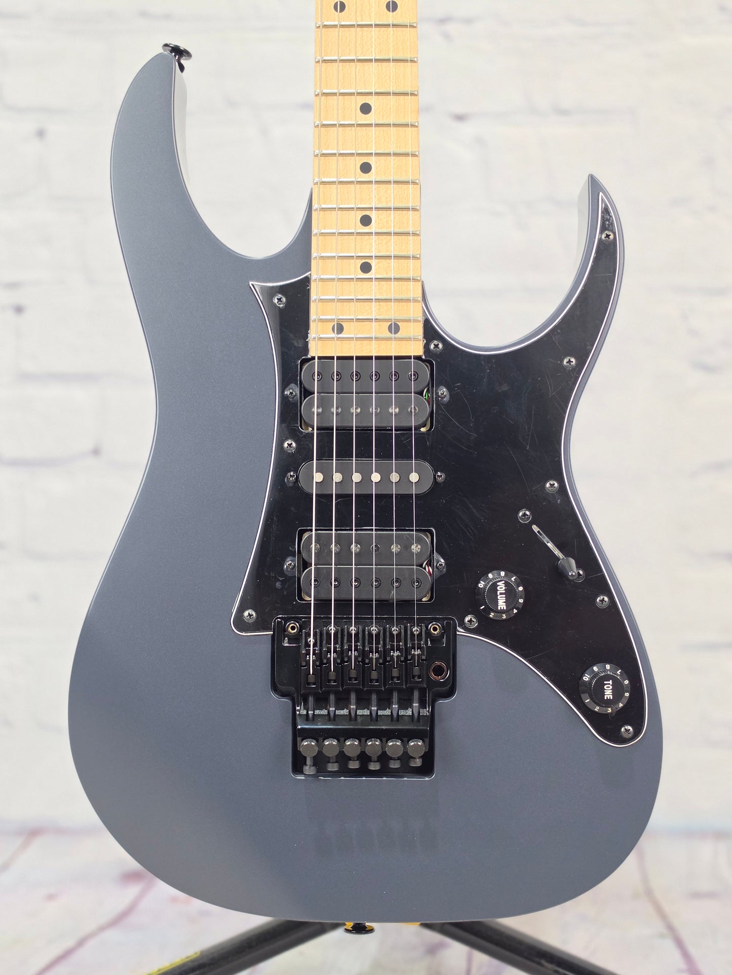 Ibanez Genesis RG550 GRF 6 String Electric Guitar Grey Metallic Flat Japan