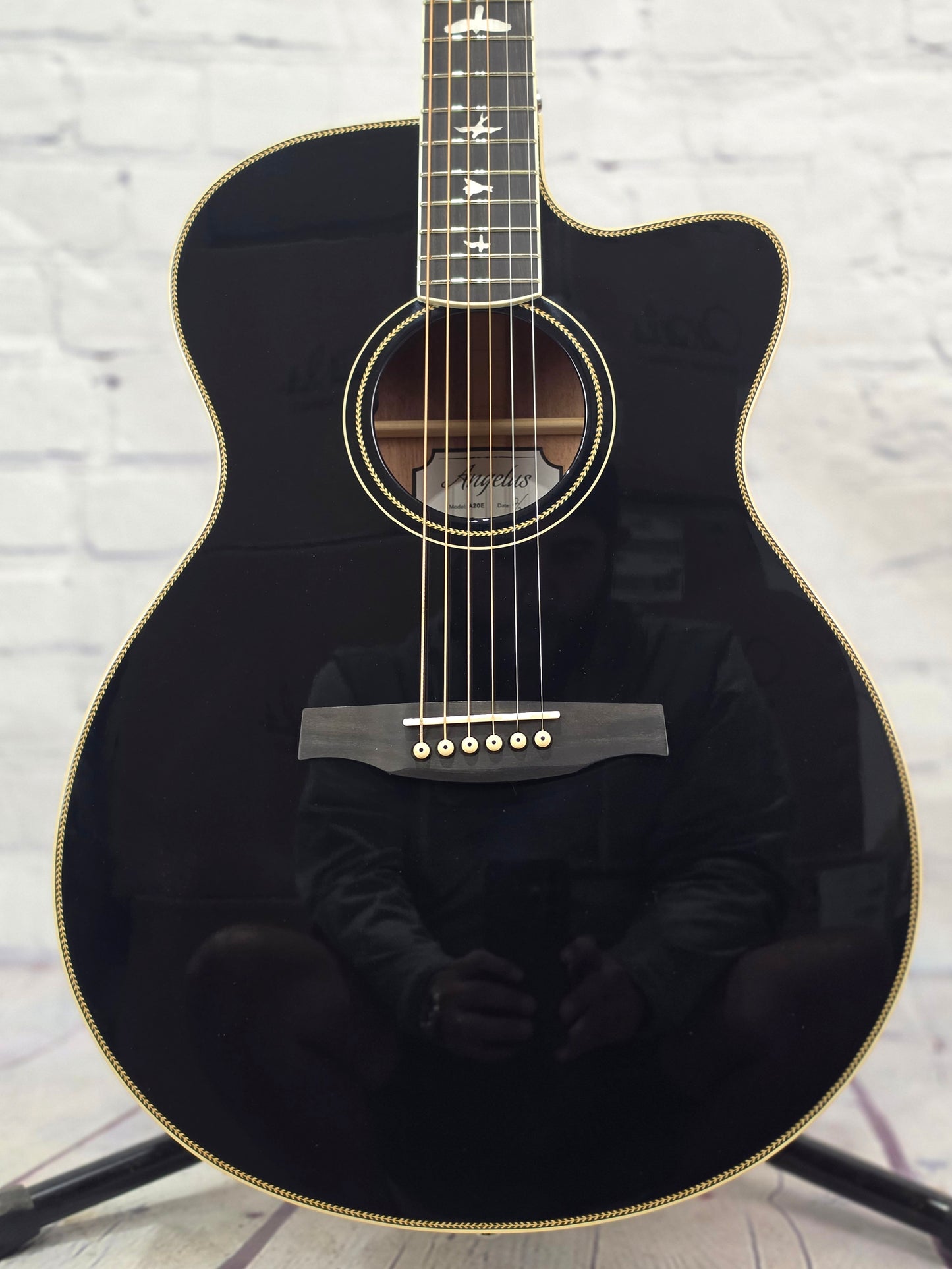 Paul Reed Smith PRS Angelus A20E Acoustic Guitar Fishman Preamp Black