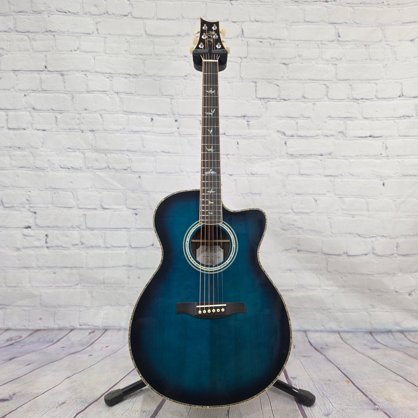 Paul Reed Smith PRS Guitars SE Angelus A60E 6 String Acoustic Guitar Cobalt Blue Burst