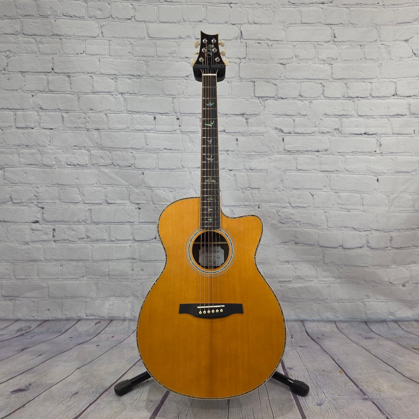 Paul Reed Smith PRS Guitars SE Angelus A60E 6 String Acoustic Guitar Natural Ziricote