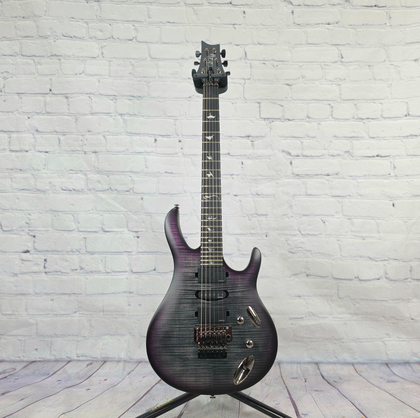 Paul Reed Smith PRS Guitars SE Chleo Herman Li Signature 6 String Electric Guitar Charcoal Purple Burst