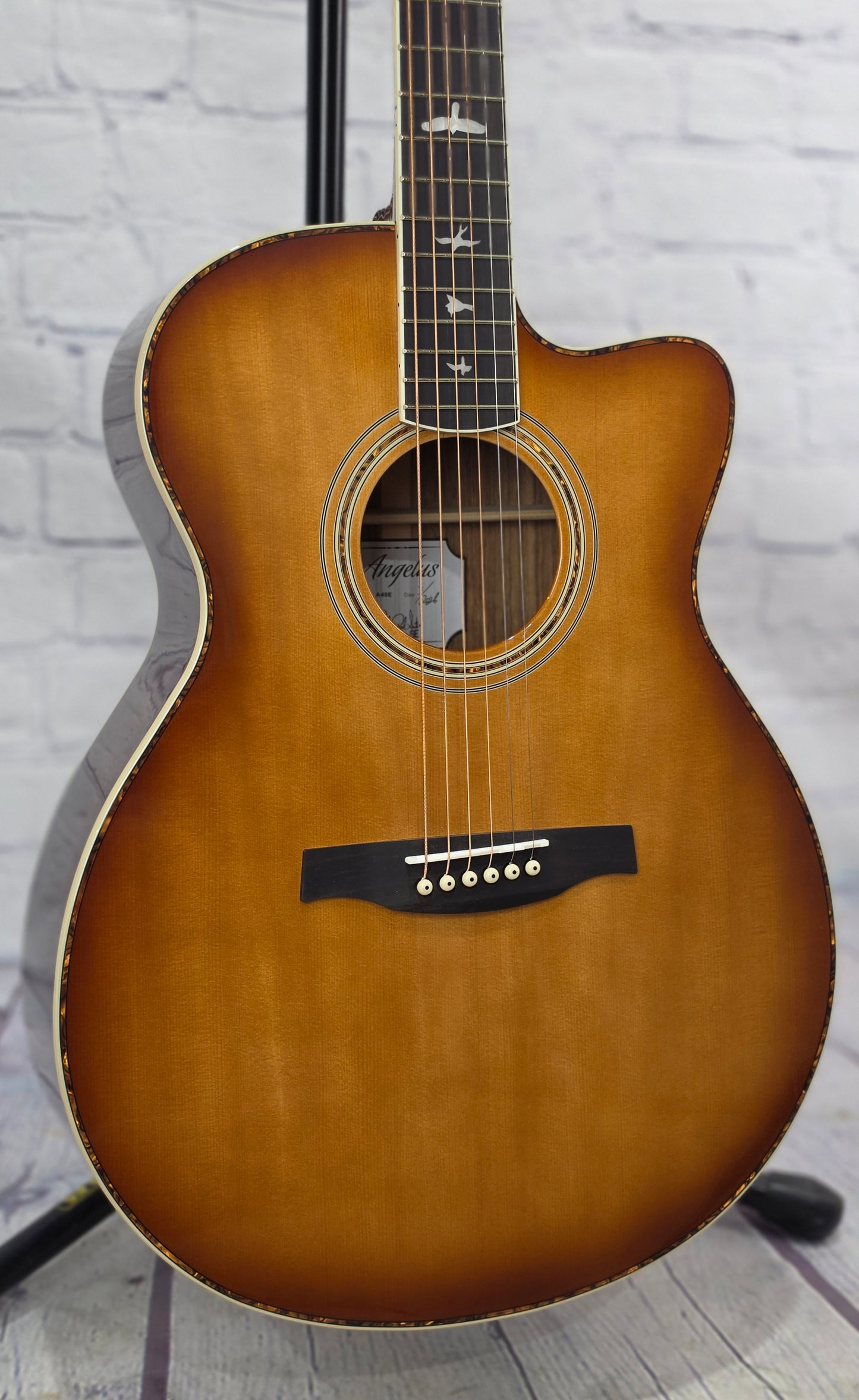 Paul Reed Smith PRS Guitars Angelus SE A40E Acoustic Guitar Tobacco Sunburst