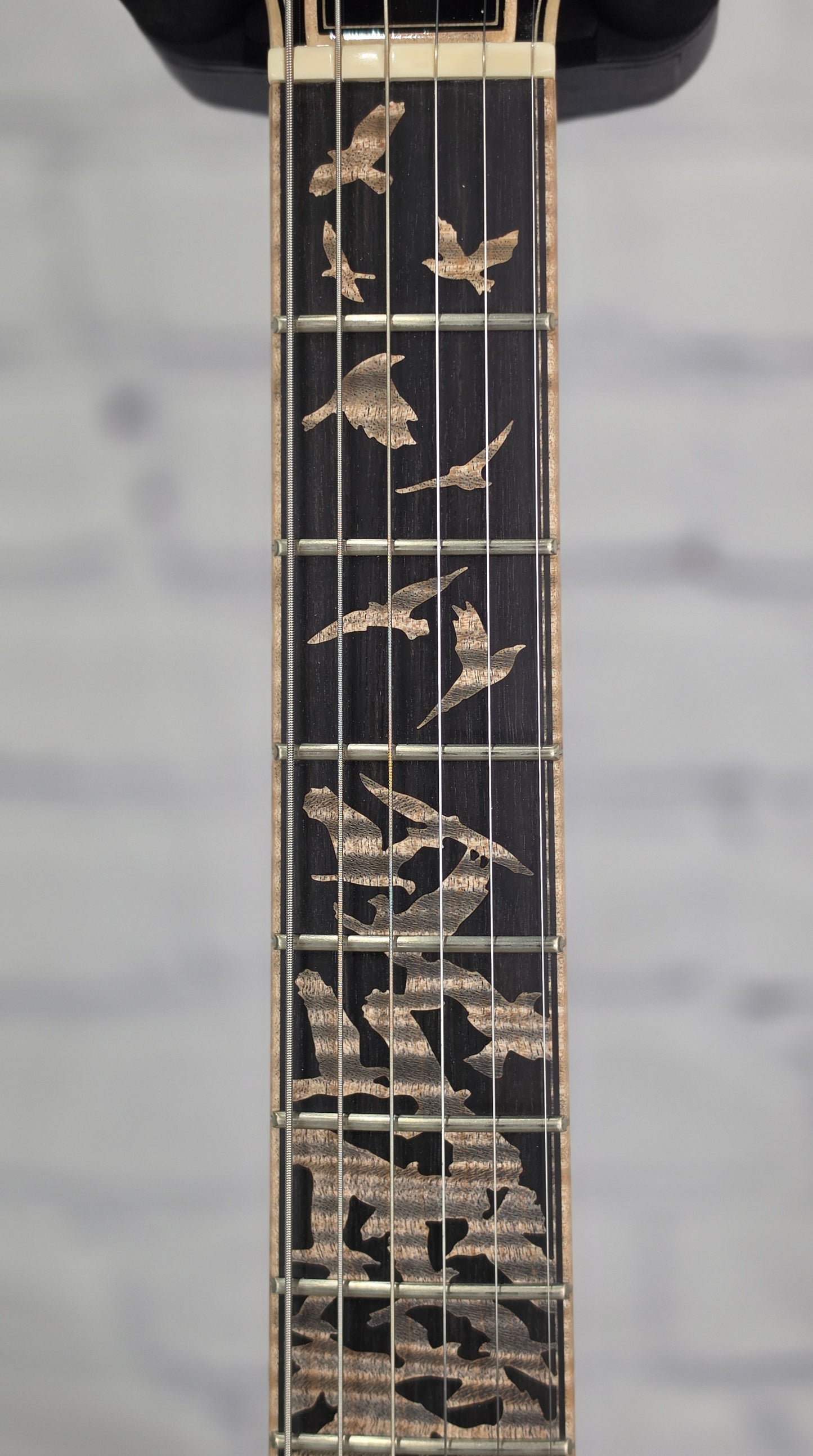 Paul Reed Smith PRS Guitars Private Stock 30th Anniversary "Birds of a Feather" Hollowbody I 6 String Electric Guitar Frostbite Glow