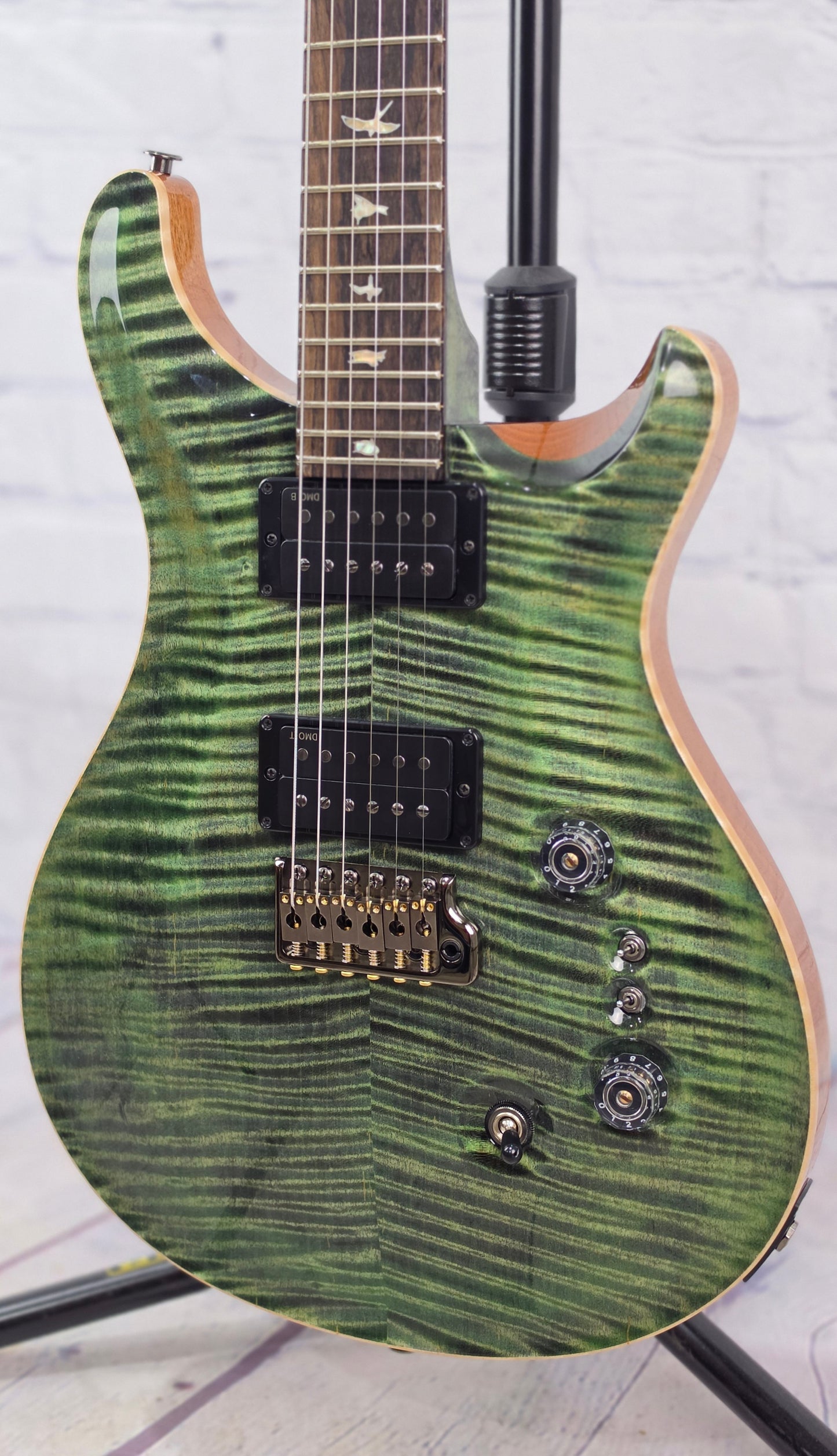 Paul Reed Smith PRS Guitars Custom 24-08 6 String Electric Guitar 10 Top Limited Private Stock Sage