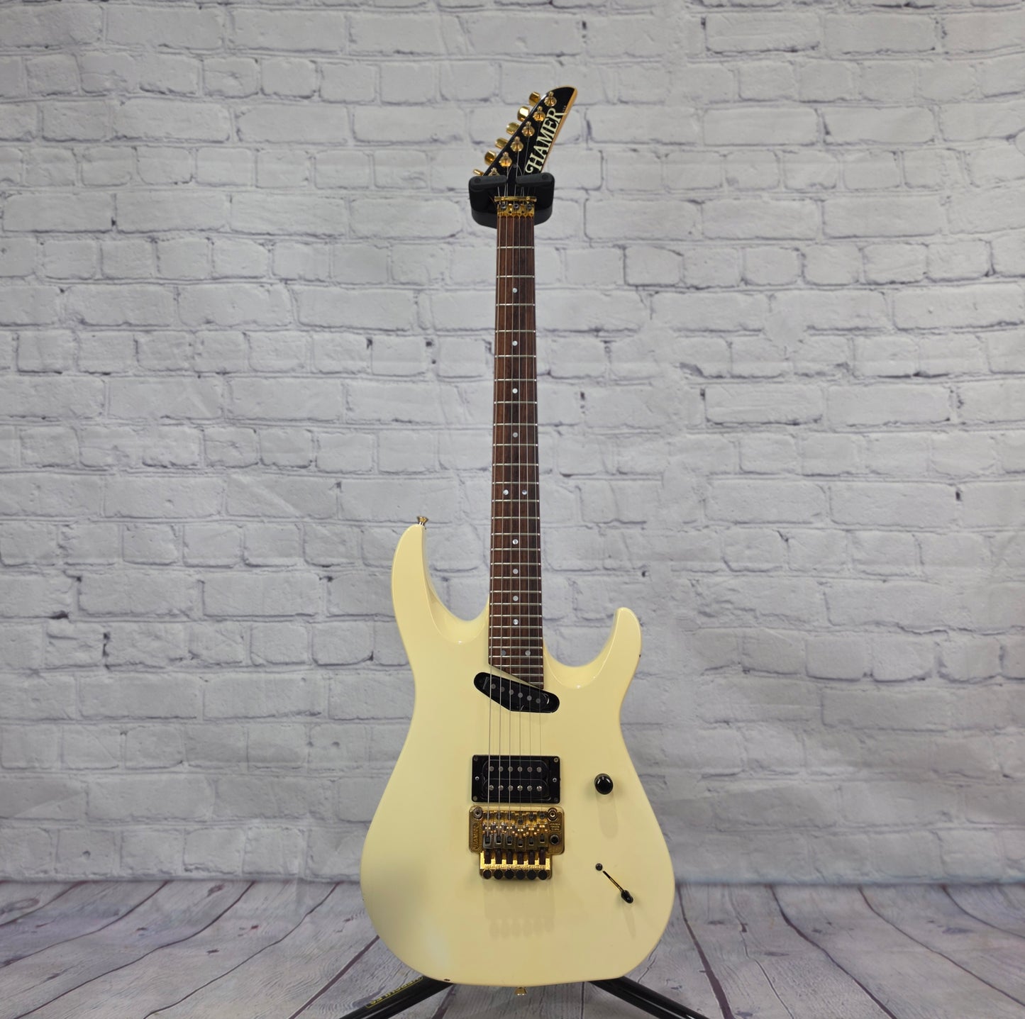 USED Hamer USA Californian Standard 1988 6 String Electric Guitar Olympic White
