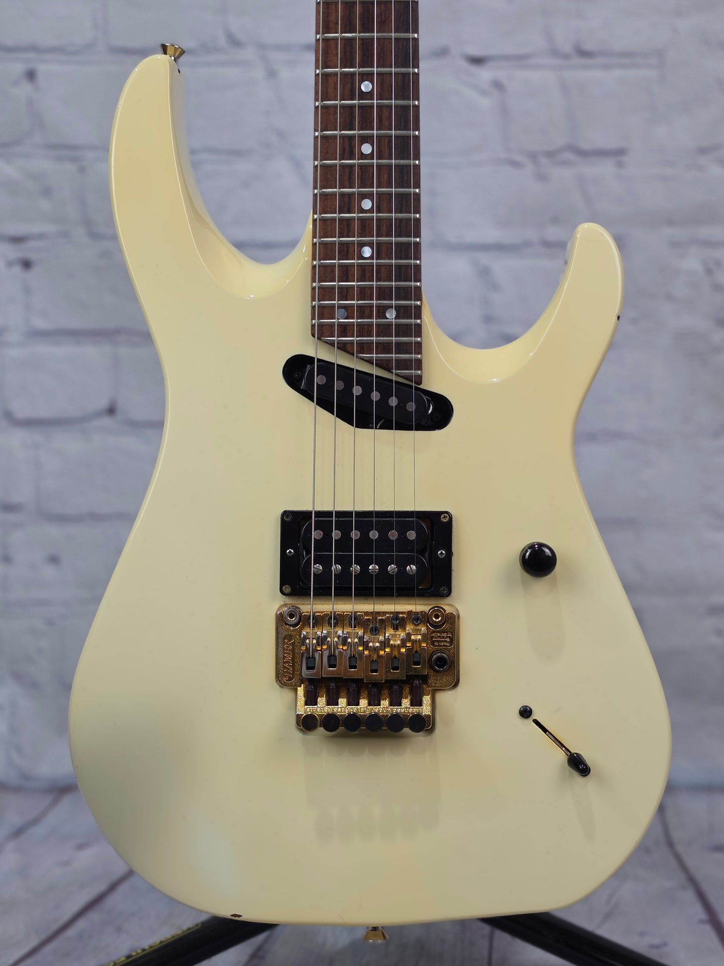 USED Hamer USA Californian Standard 1988 6 String Electric Guitar Olympic White
