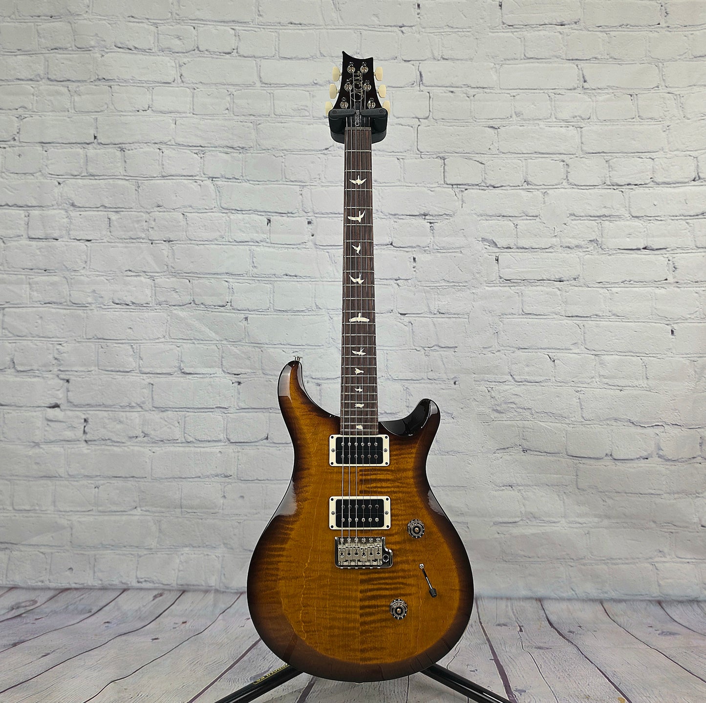 Paul Reed Smith PRS Guitars S2 Custom 24 6 String Electric Guitar Black Amber 2024