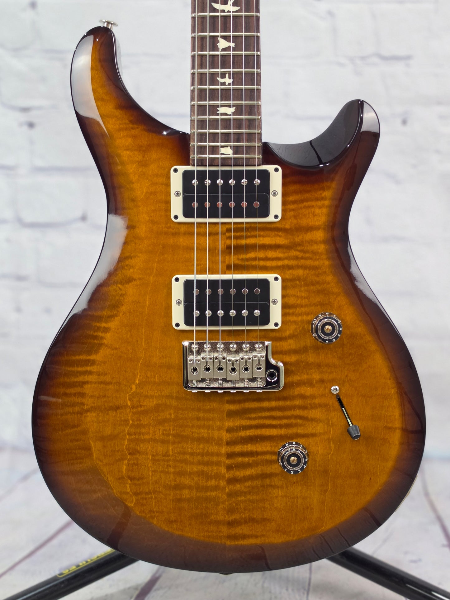 Paul Reed Smith PRS Guitars S2 Custom 24 6 String Electric Guitar Black Amber 2024