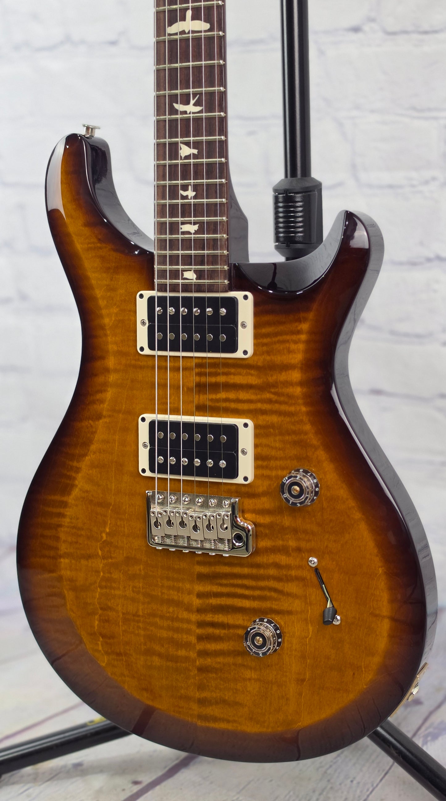 Paul Reed Smith PRS Guitars S2 Custom 24 6 String Electric Guitar Black Amber 2024