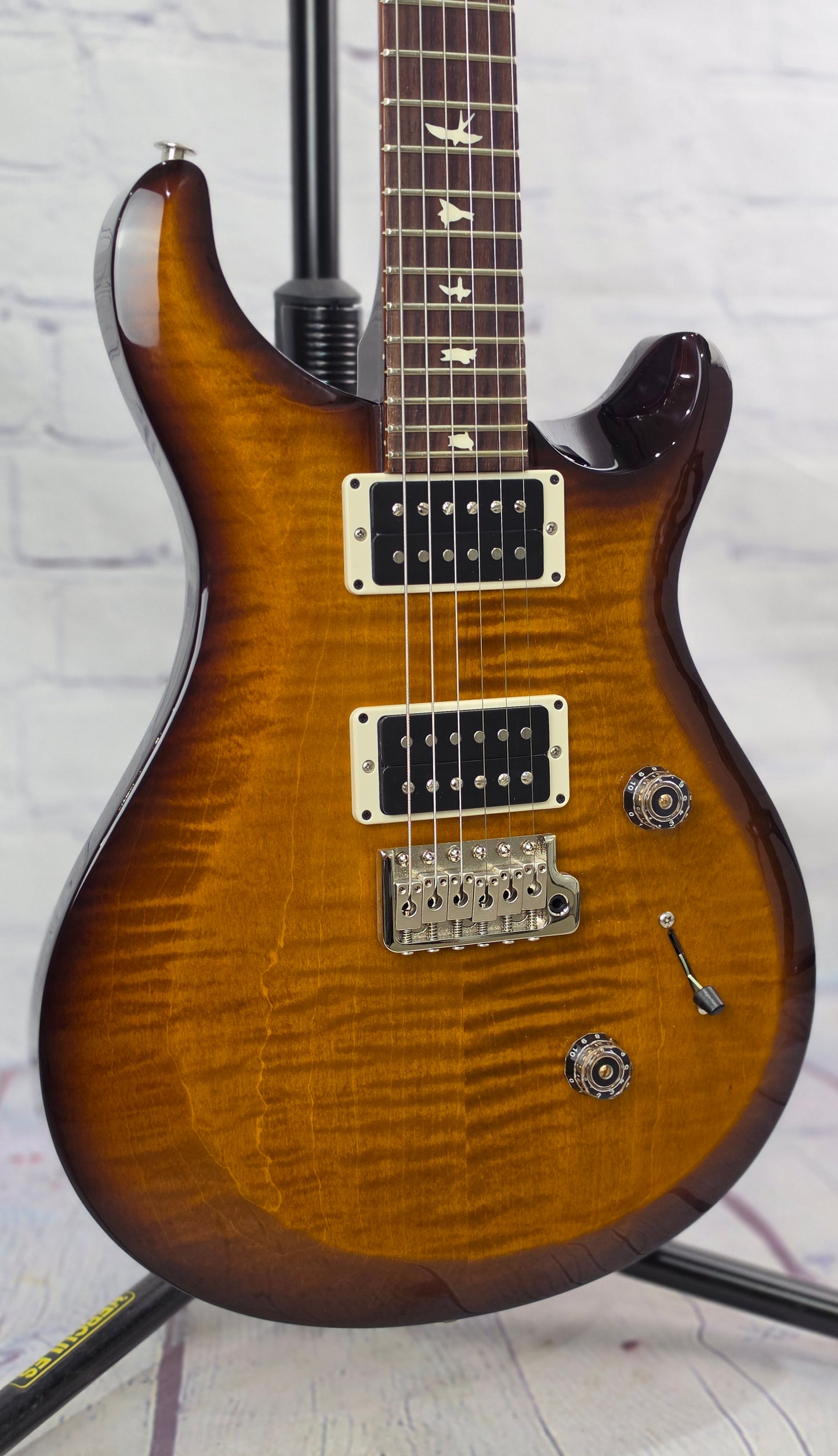 Paul Reed Smith PRS Guitars S2 Custom 24 6 String Electric Guitar Black Amber 2024