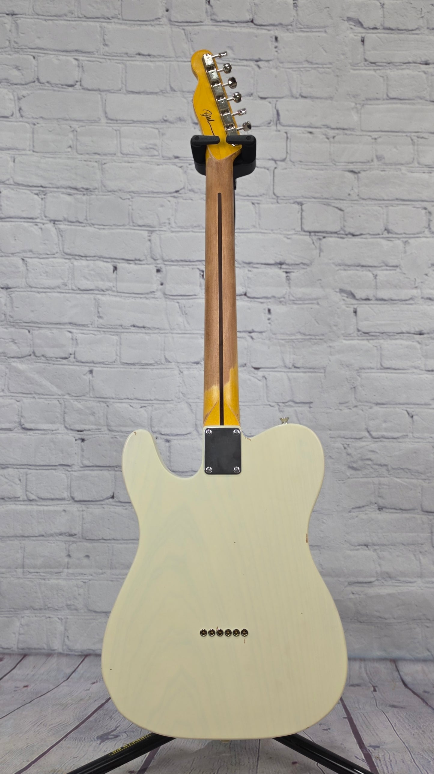 Nash Guitars T52 6 String Electric Guitar Mary Kaye White Light Aging