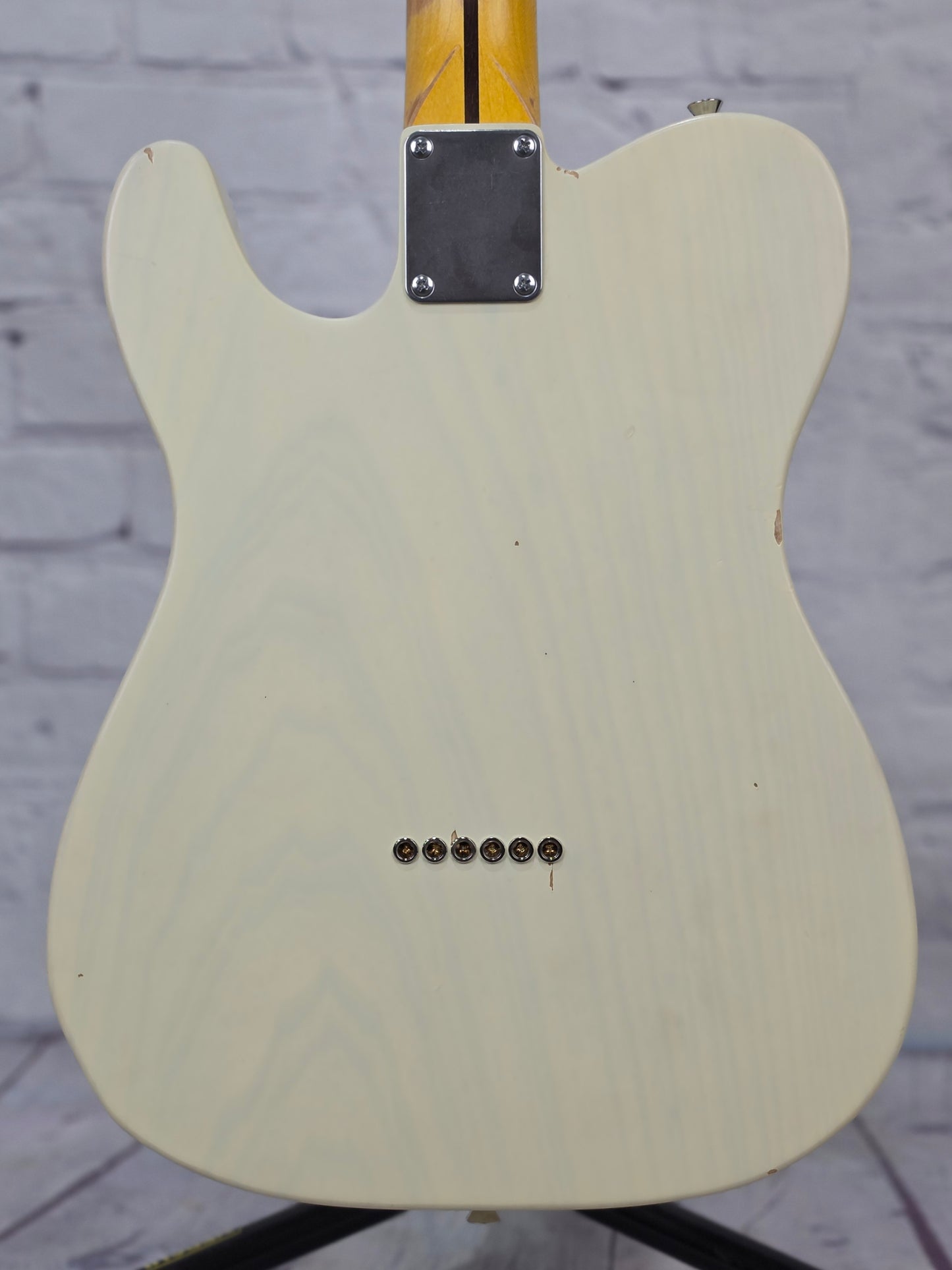 Nash Guitars T52 6 String Electric Guitar Mary Kaye White Light Aging