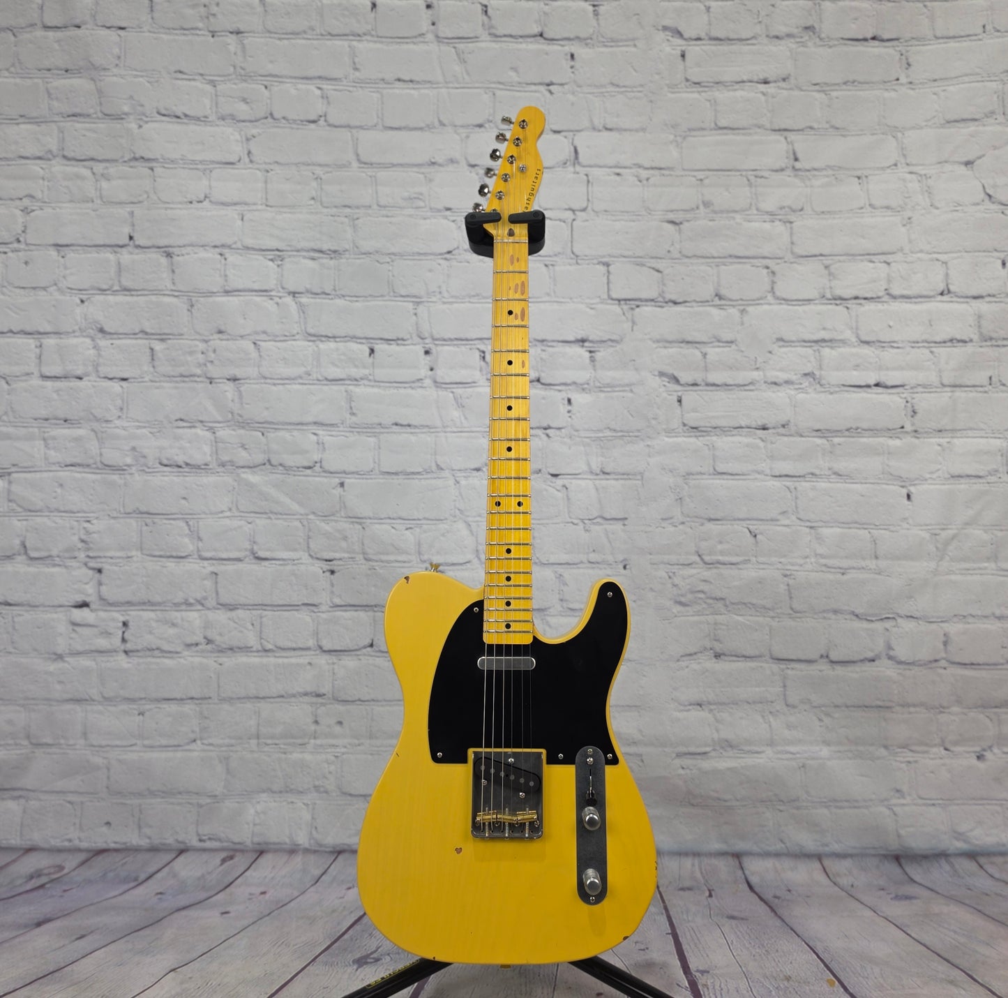 Nash Guitars T52 6 String Electric Guitar Butterscotch Blonde Light Aging