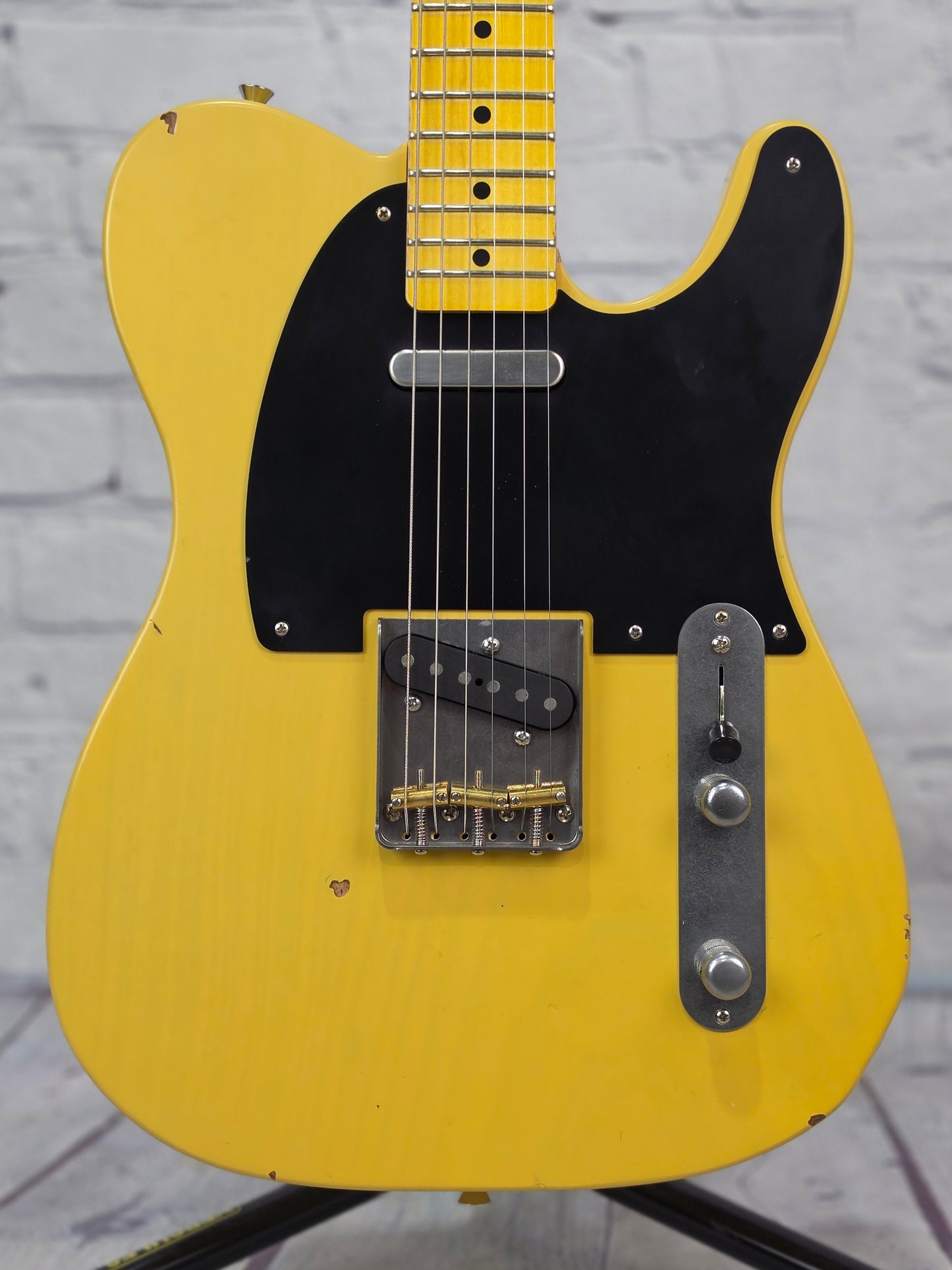 Nash Guitars T52 6 String Electric Guitar Butterscotch Blonde Light Aging