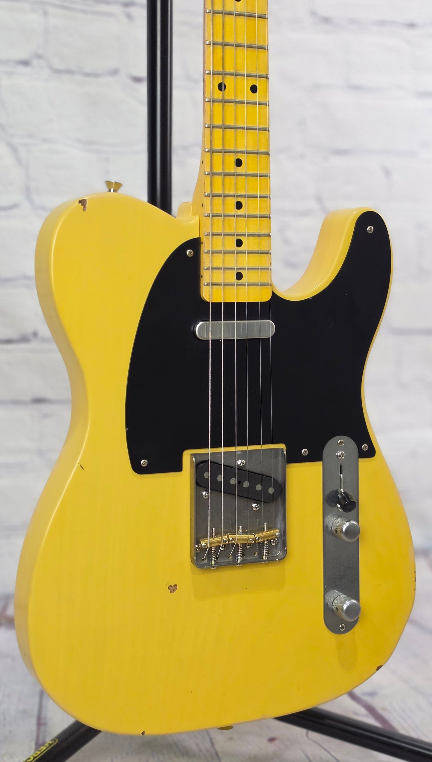 Nash Guitars T52 6 String Electric Guitar Butterscotch Blonde Light Aging