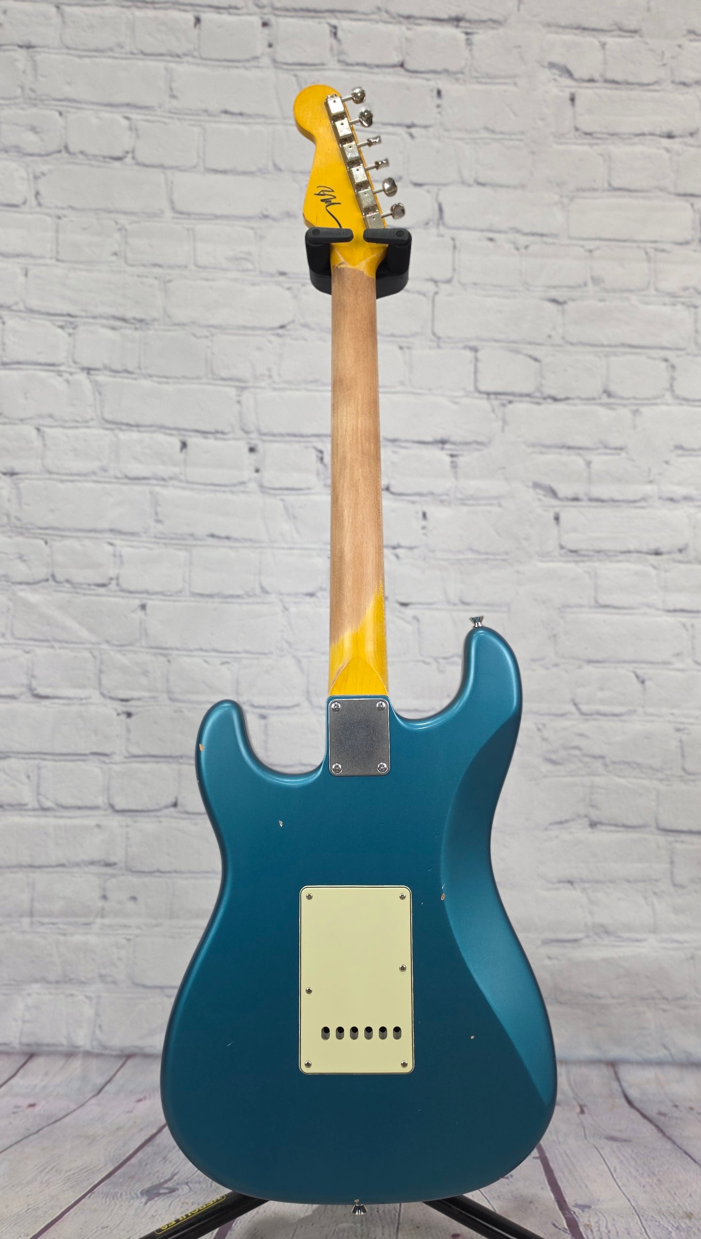 Nash Guitars S63 6 String Electric Guitar Ocean Turquoise Metallic Light Aging