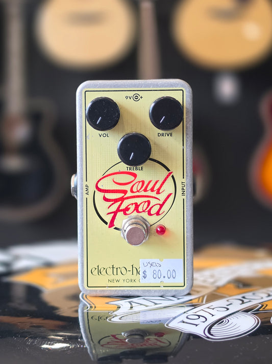 Electro-Harmonix EHX Soul Food Overdrive/Clean Boost Pedal