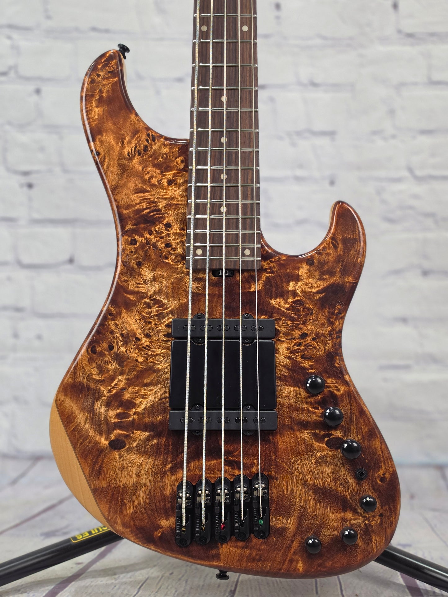 USED Ibanez Mode MDM1605 NML 5 String Bass Natural Mocha Low Gloss