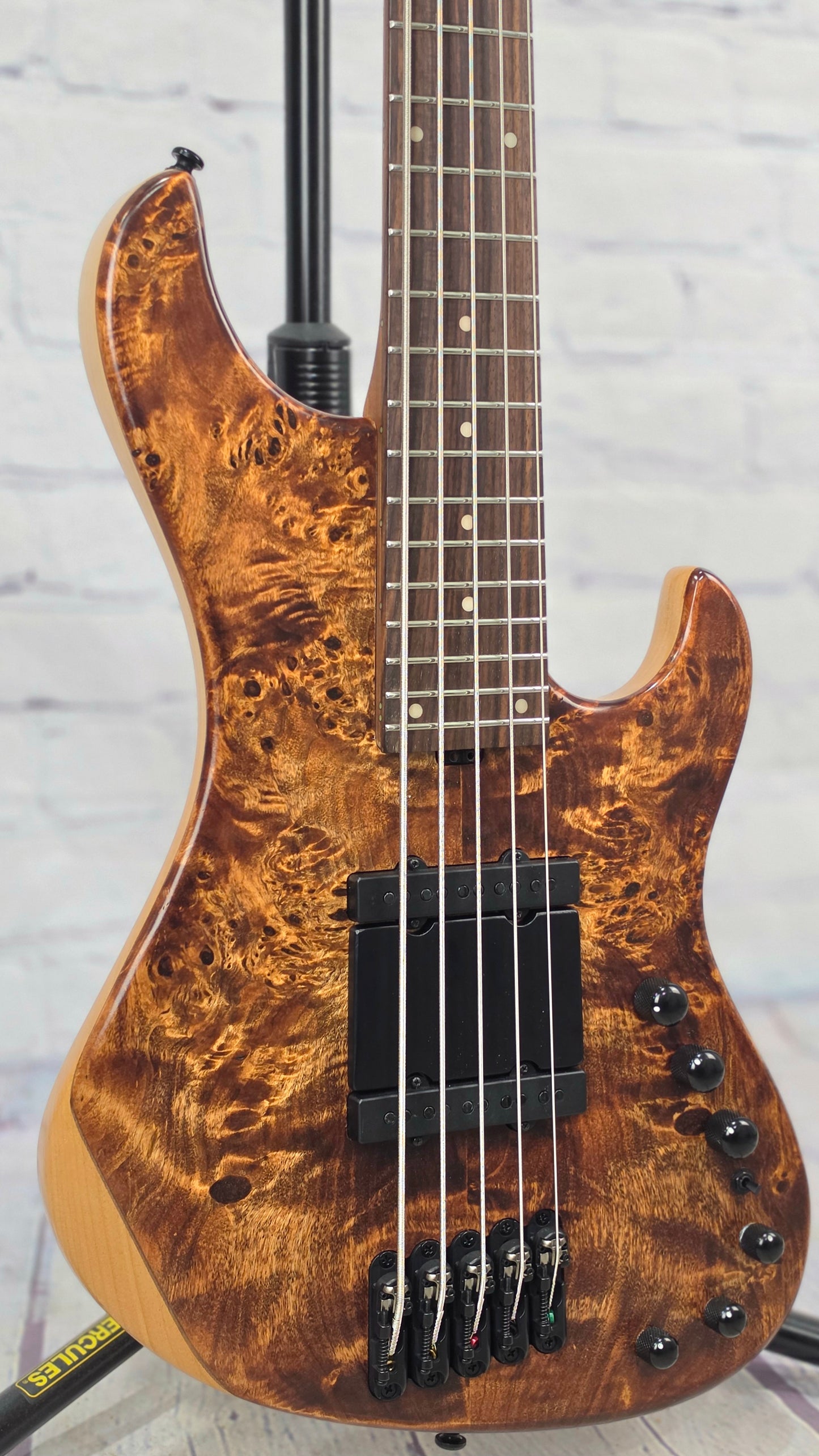 USED Ibanez Mode MDM1605 NML 5 String Bass Natural Mocha Low Gloss