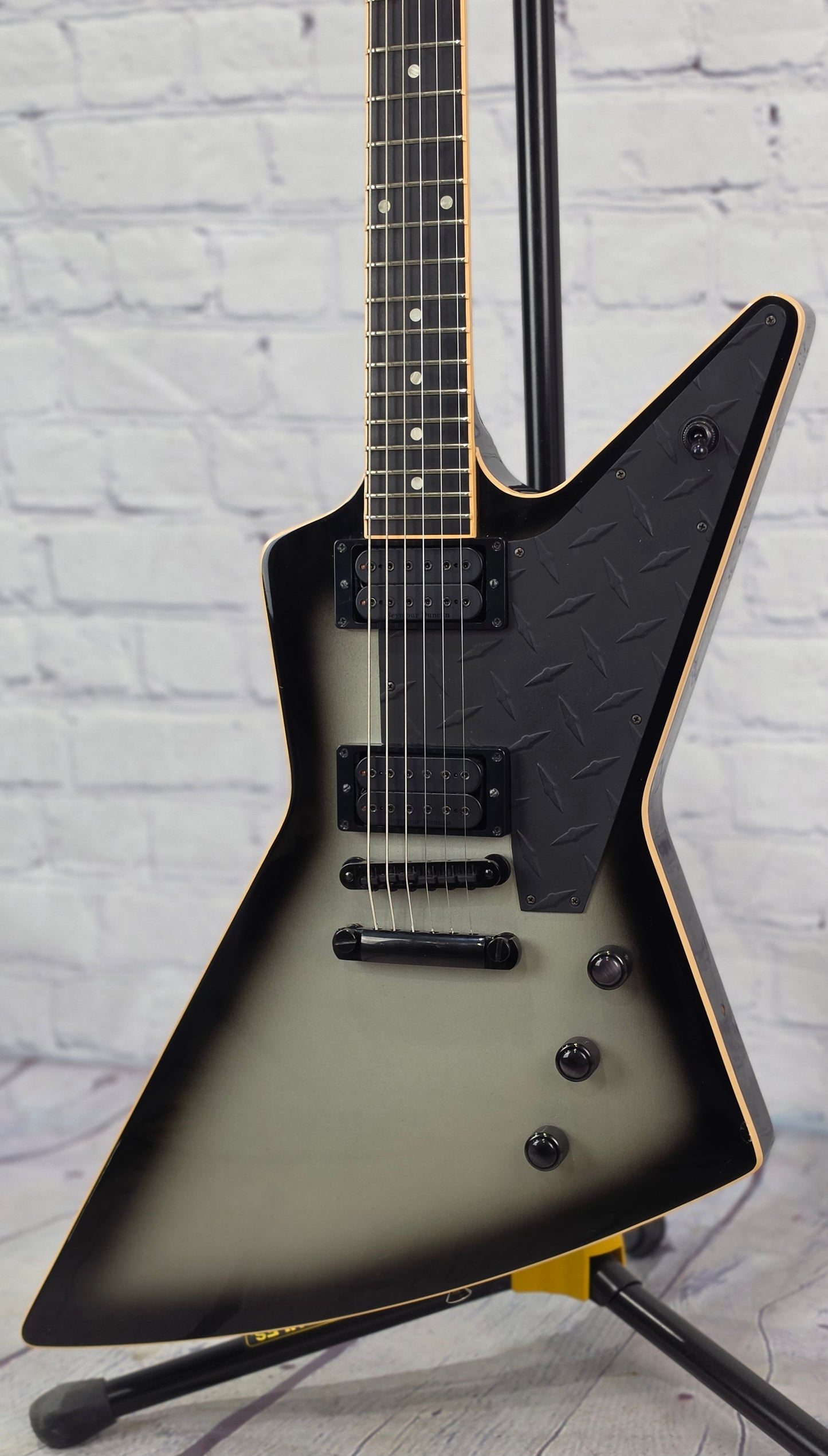 USED Gibson Thunderhorse Brendon Small Explorer 6 String Electric Guitar Silverburst Limited Edition