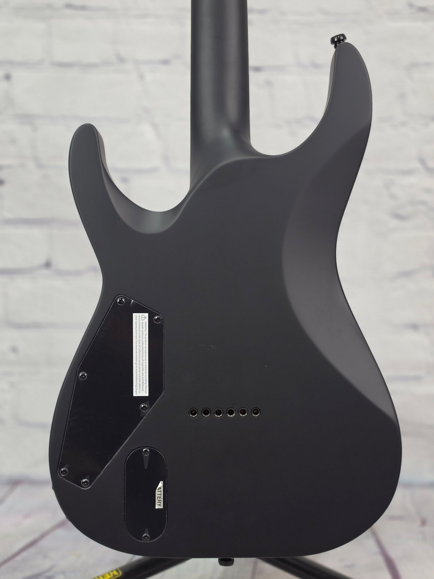 ESP LTD MT-1 Mick Thompson 6 String Electric Guitar Black Satin
