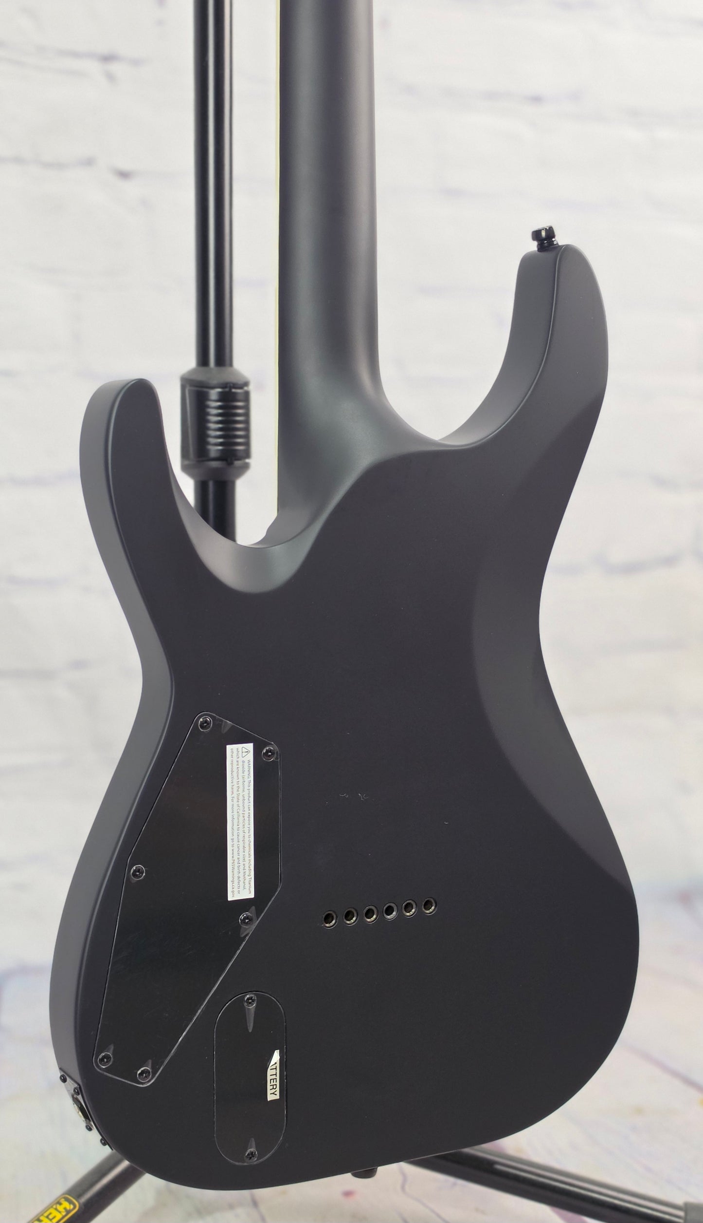 ESP LTD MT-1 Mick Thompson 6 String Electric Guitar Black Satin