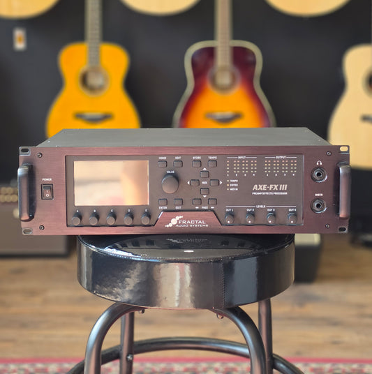 USED Fractal Axe FX III MkI Amp Modeling Processor Bundle + FC12 + EV-1 + Pedaltrain 2