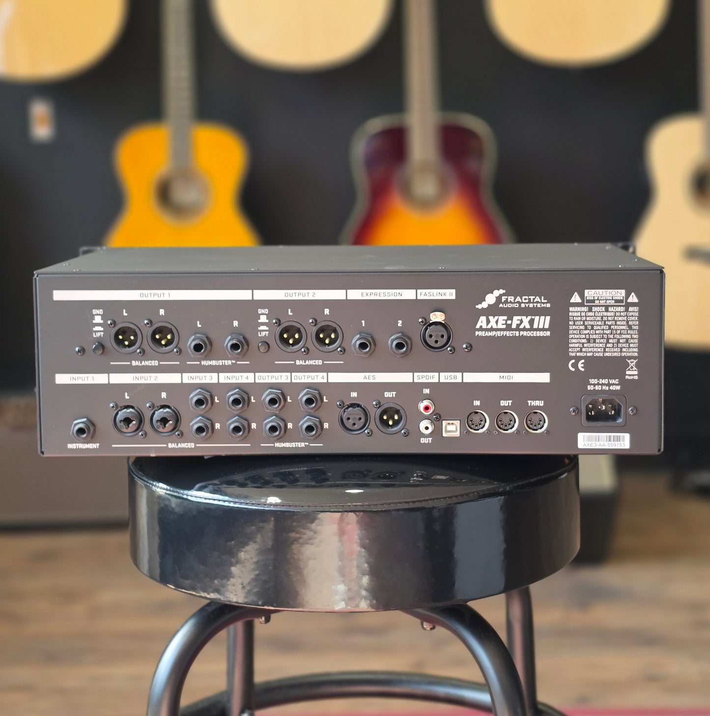 USED Fractal Axe FX III MkI Amp Modeling Processor Bundle + FC12 + EV-1 + Pedaltrain 2