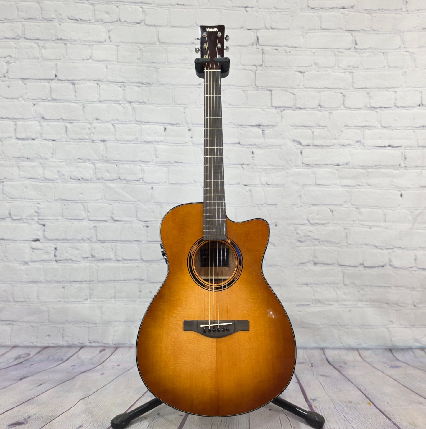 Yamaha Guitars TransAcoustic TAS1C SDB 6 String Concert Acoustic Guitar Sand Burst