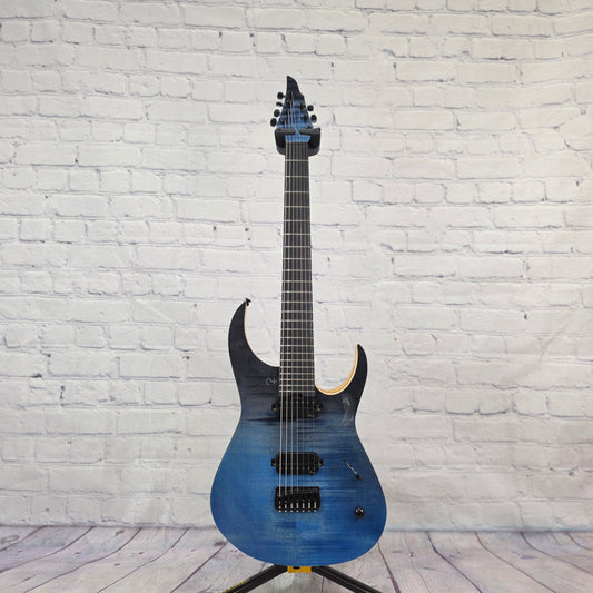 Infinia Guitars Ceres 26.5" 7 String Electric Guitar Nautical Dawn