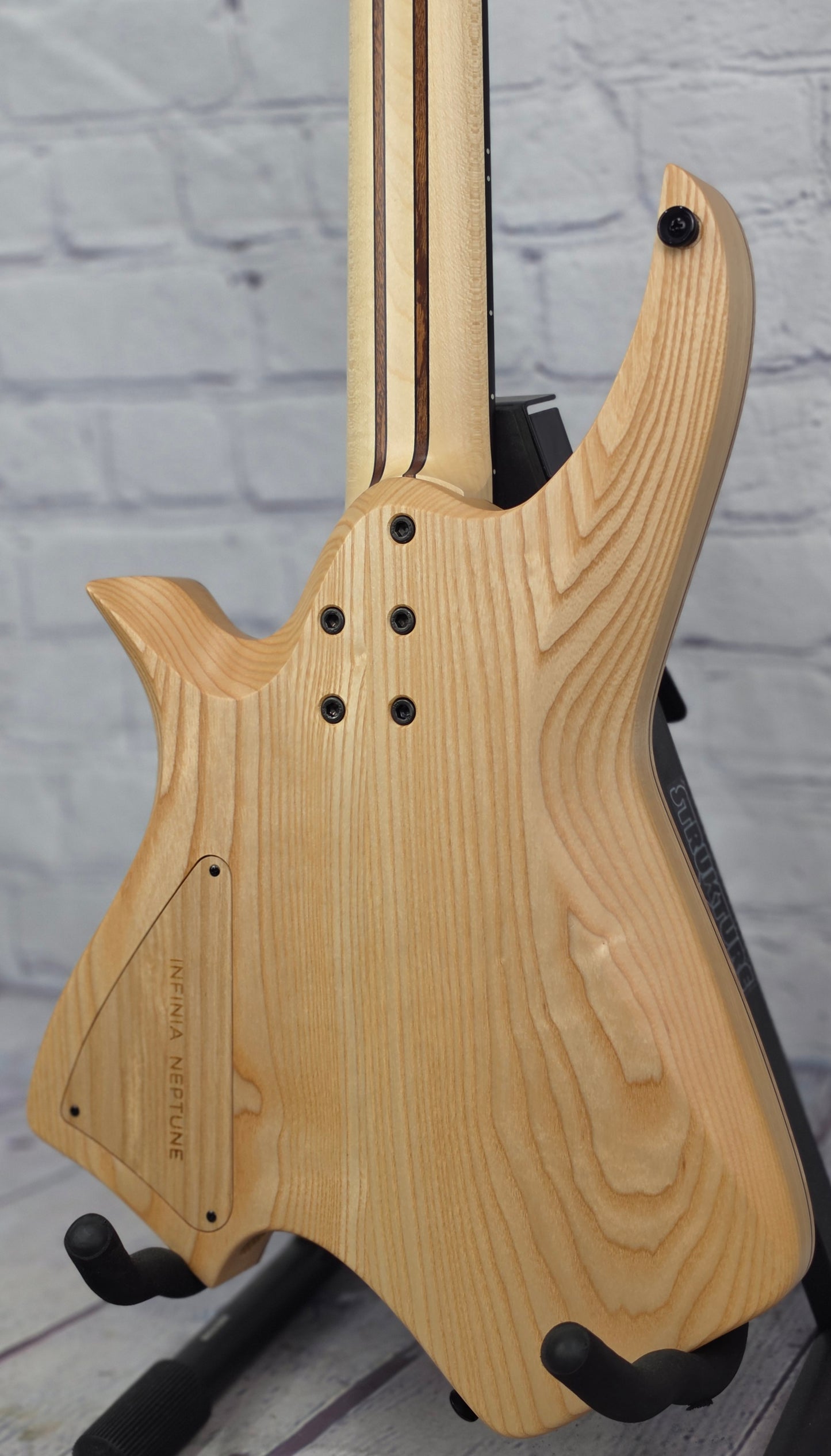 Infinia Guitars Neptune Headless 26.5" 7 String Electric Guitar Ionized Neon