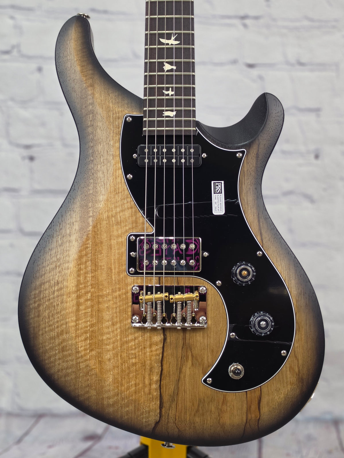 Paul Reed Smith PRS Guitars S2 Vela Satin 6 String Electric Guitar Limited Edition Black Limba Smokeburst