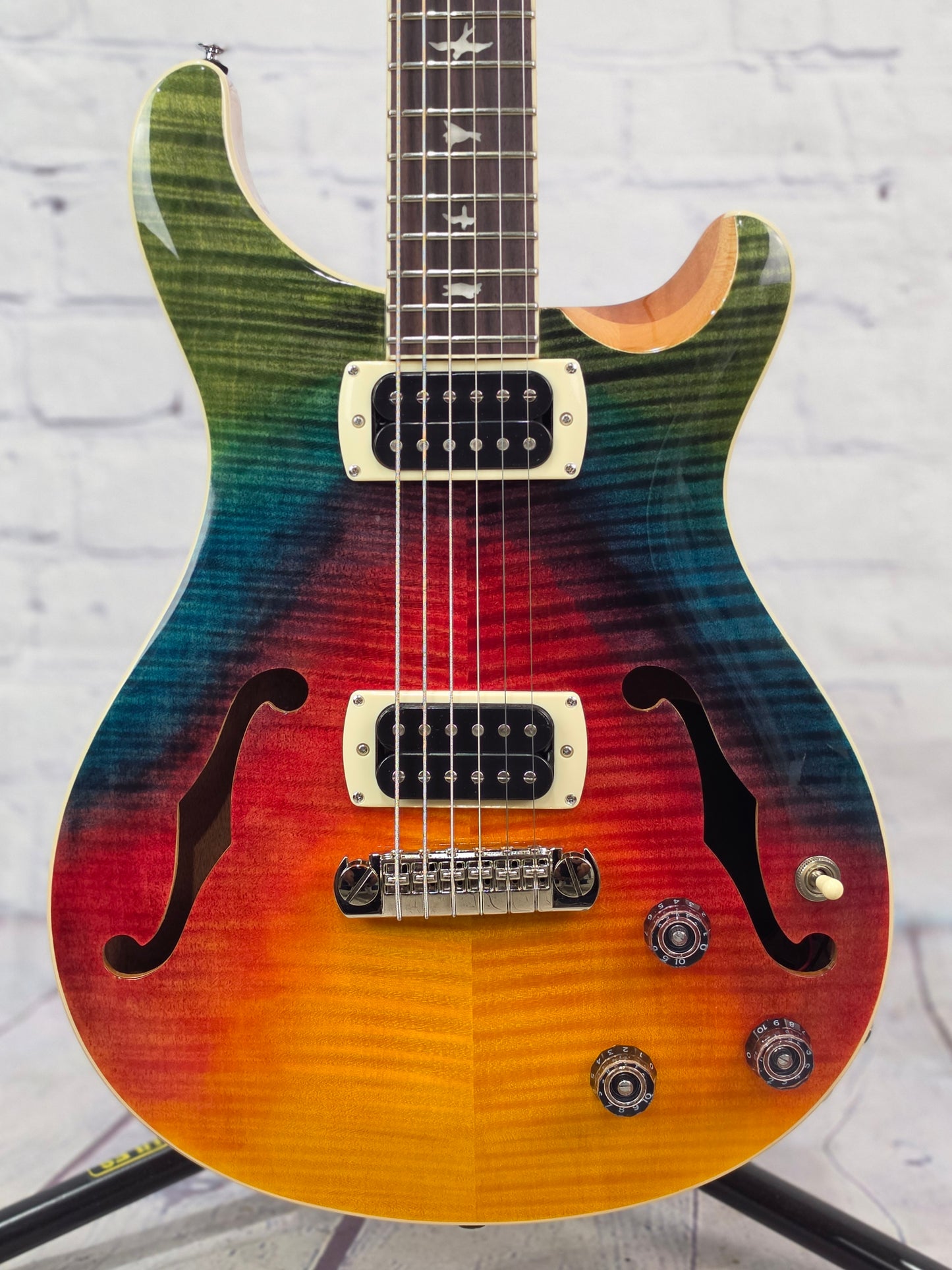 Paul Reed Smith PRS Guitars SE Ed Sheeran Baritone Semi-Hollow 6 String Electric Guitar Kaleidoscope