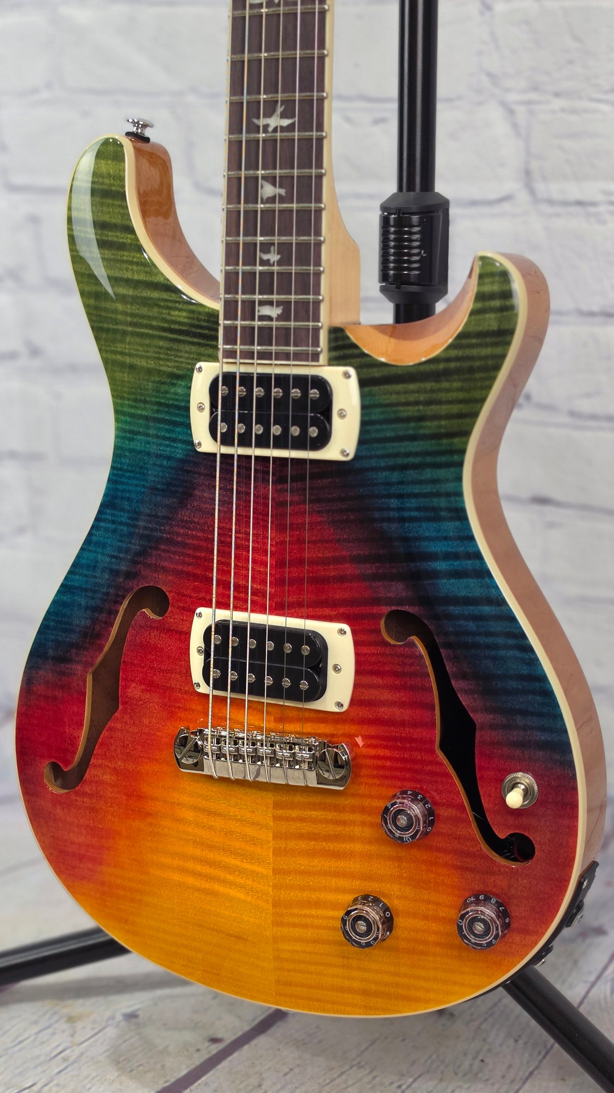 Paul Reed Smith PRS Guitars SE Ed Sheeran Baritone Semi-Hollow 6 String Electric Guitar Kaleidoscope
