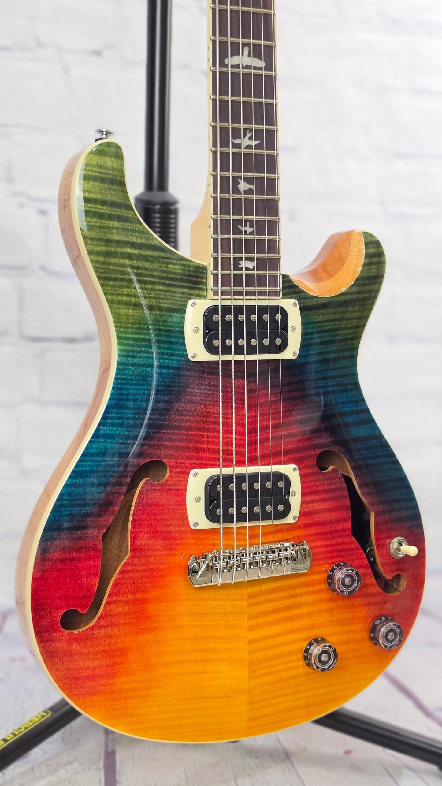 Paul Reed Smith PRS Guitars SE Ed Sheeran Baritone Semi-Hollow 6 String Electric Guitar Kaleidoscope
