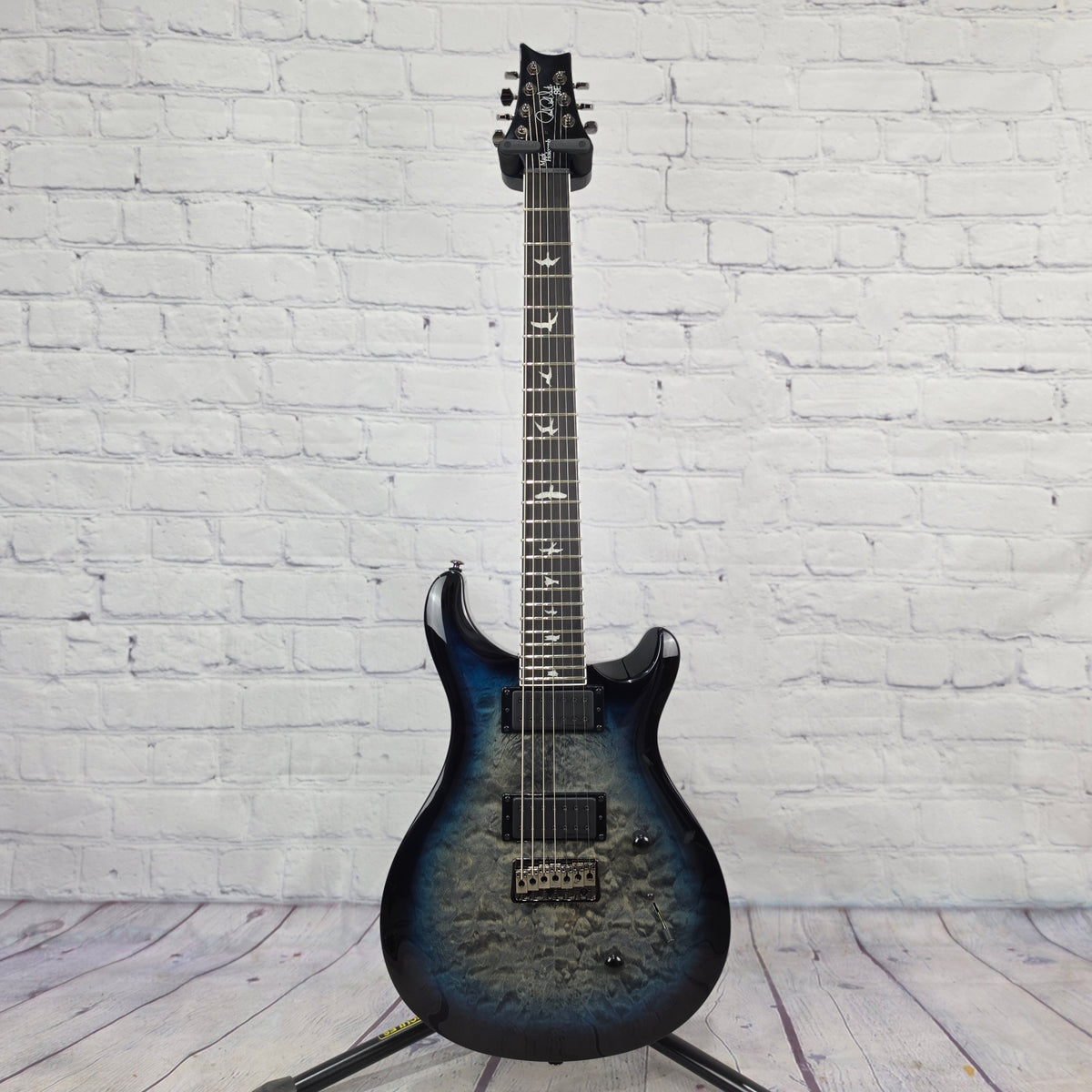 Paul Reed Smith PRS SE Mark Holcomb SVN 7 String Electric Guitar Holcomb Blue Burst
