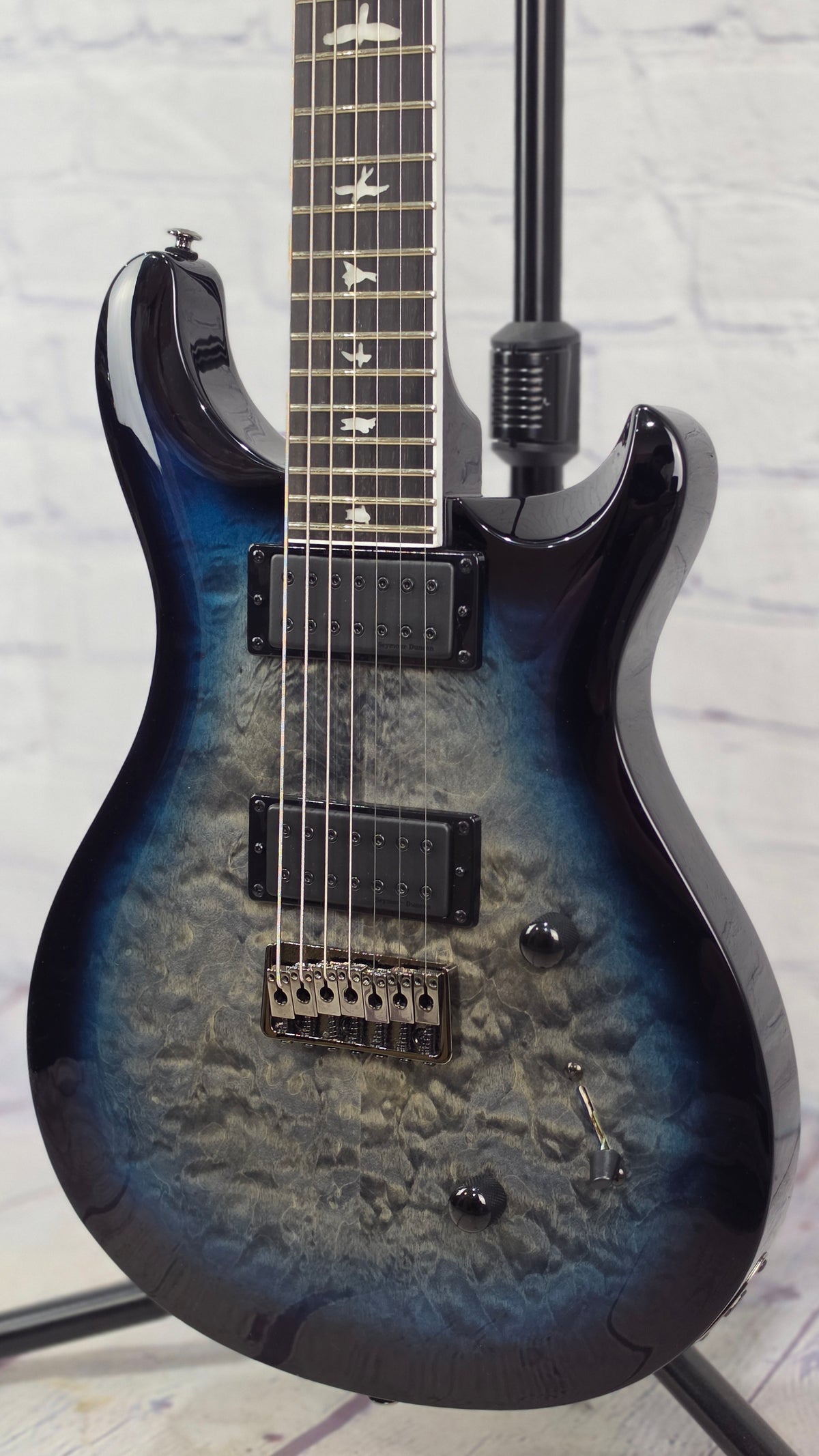 Paul Reed Smith PRS SE Mark Holcomb SVN 7 String Electric Guitar Holcomb Blue Burst