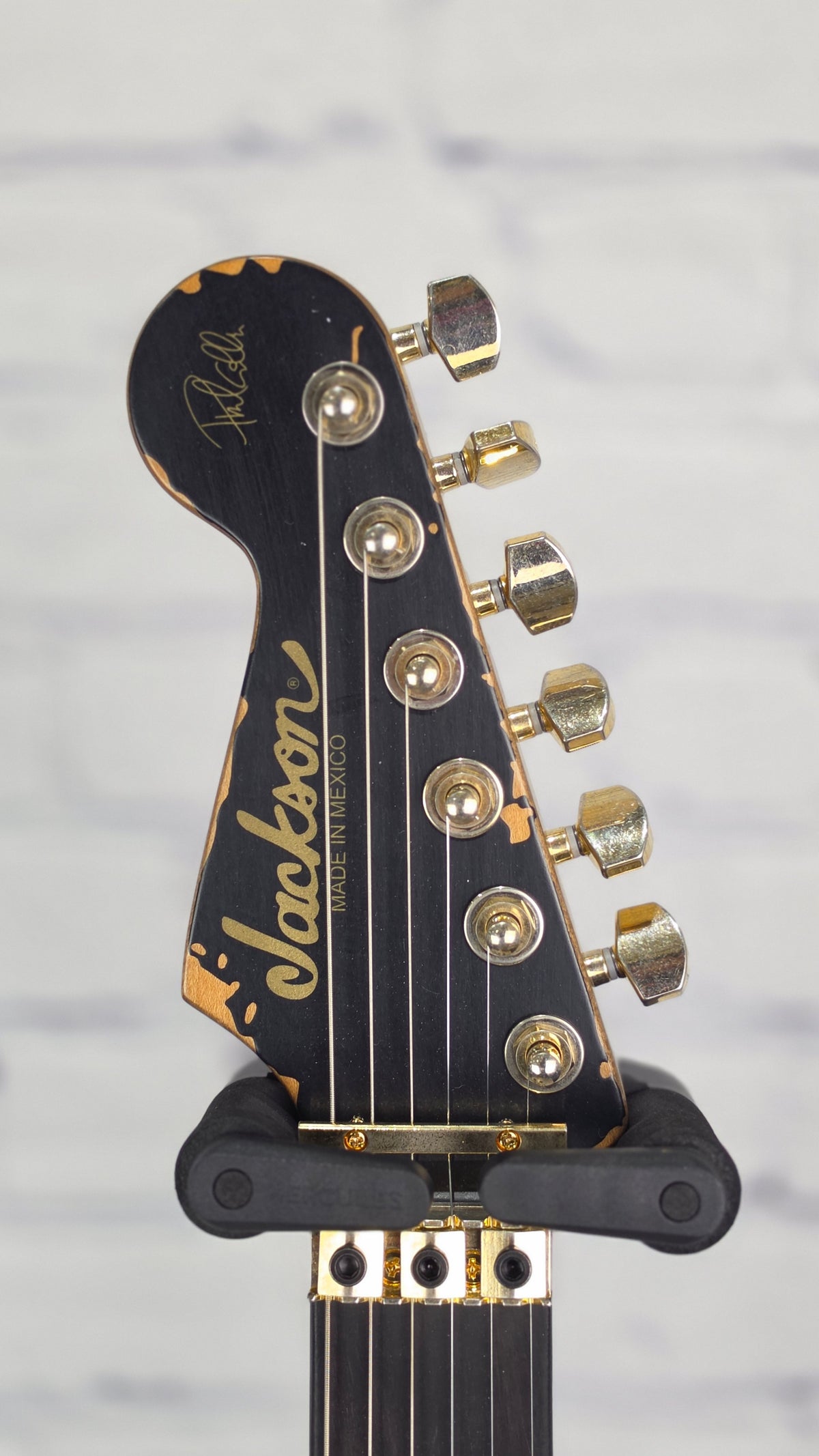 Jackson Guitars Pro Series Signature Phil Collen PC-1 6 String Electric Guitar Worn Black