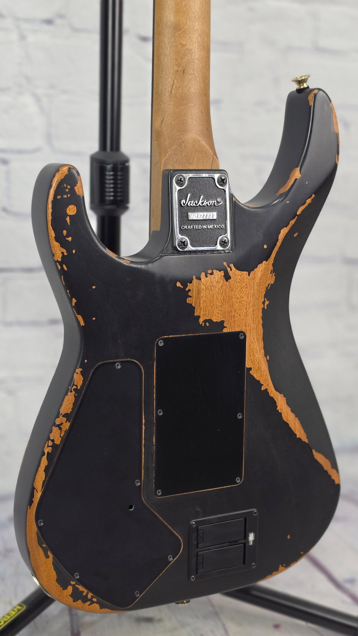 Jackson Guitars Pro Series Signature Phil Collen PC-1 6 String Electric Guitar Worn Black