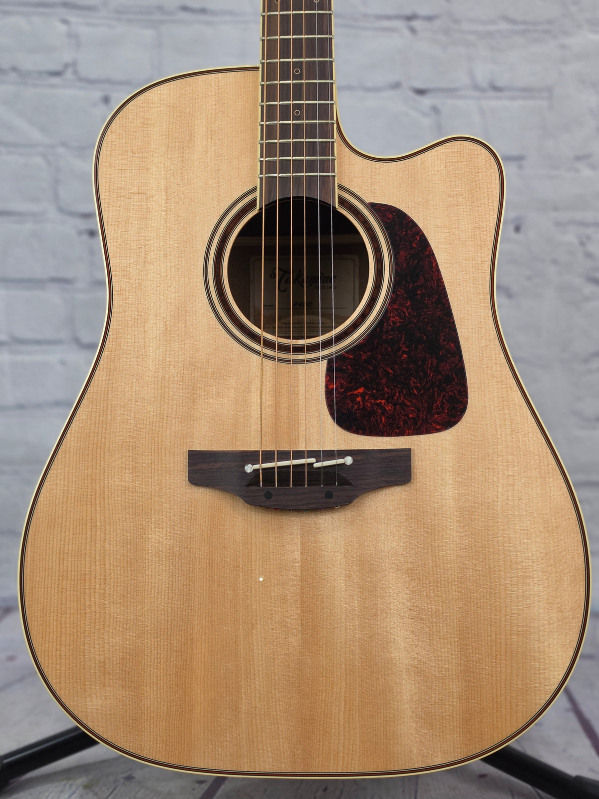 Takamine Pro Series P4DC Dreadnaught Acoustic Guitar Natural Gloss