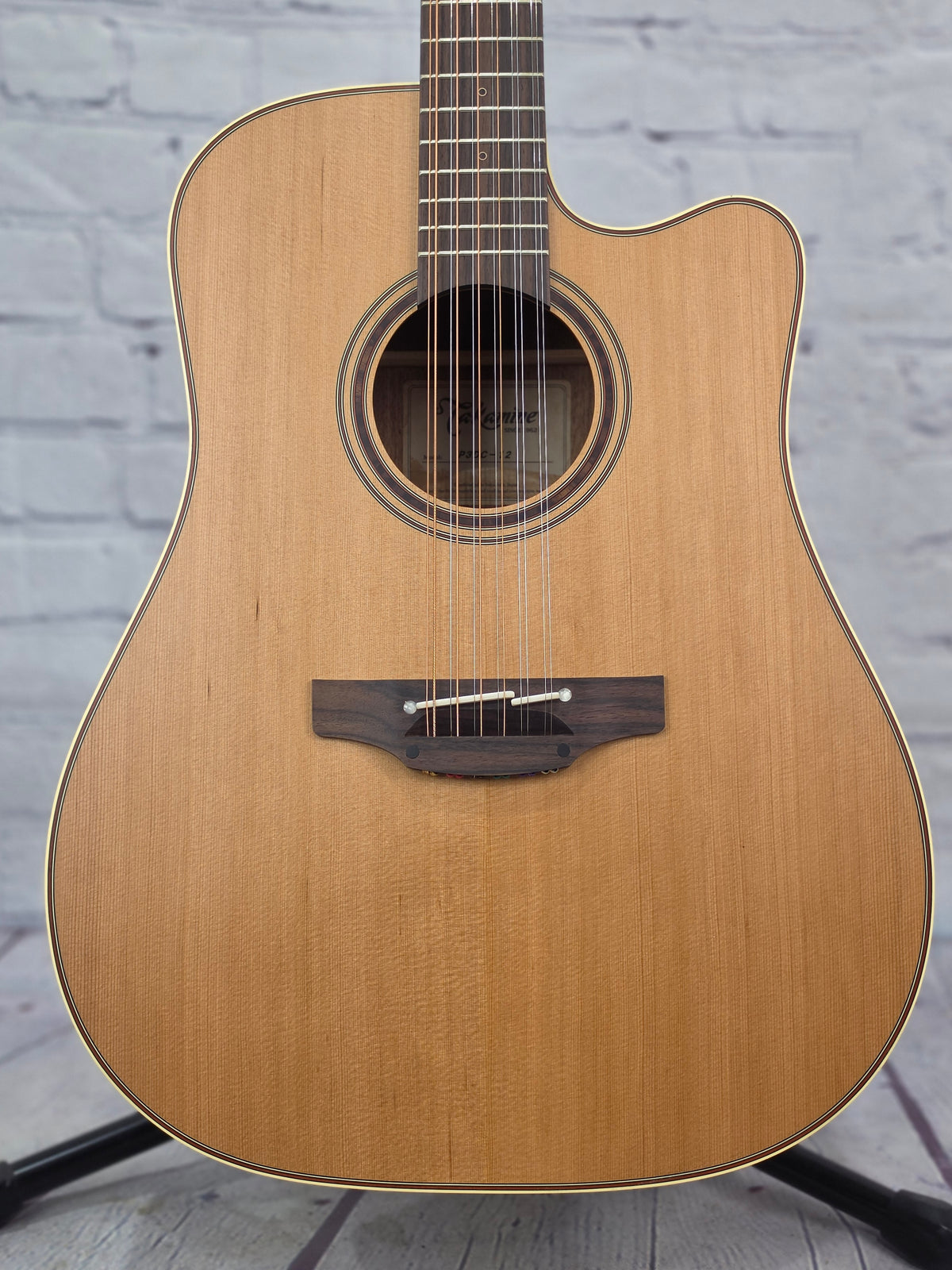 Takamine Pro Series P3DC-12 12 String Acoustic Guitar Natural