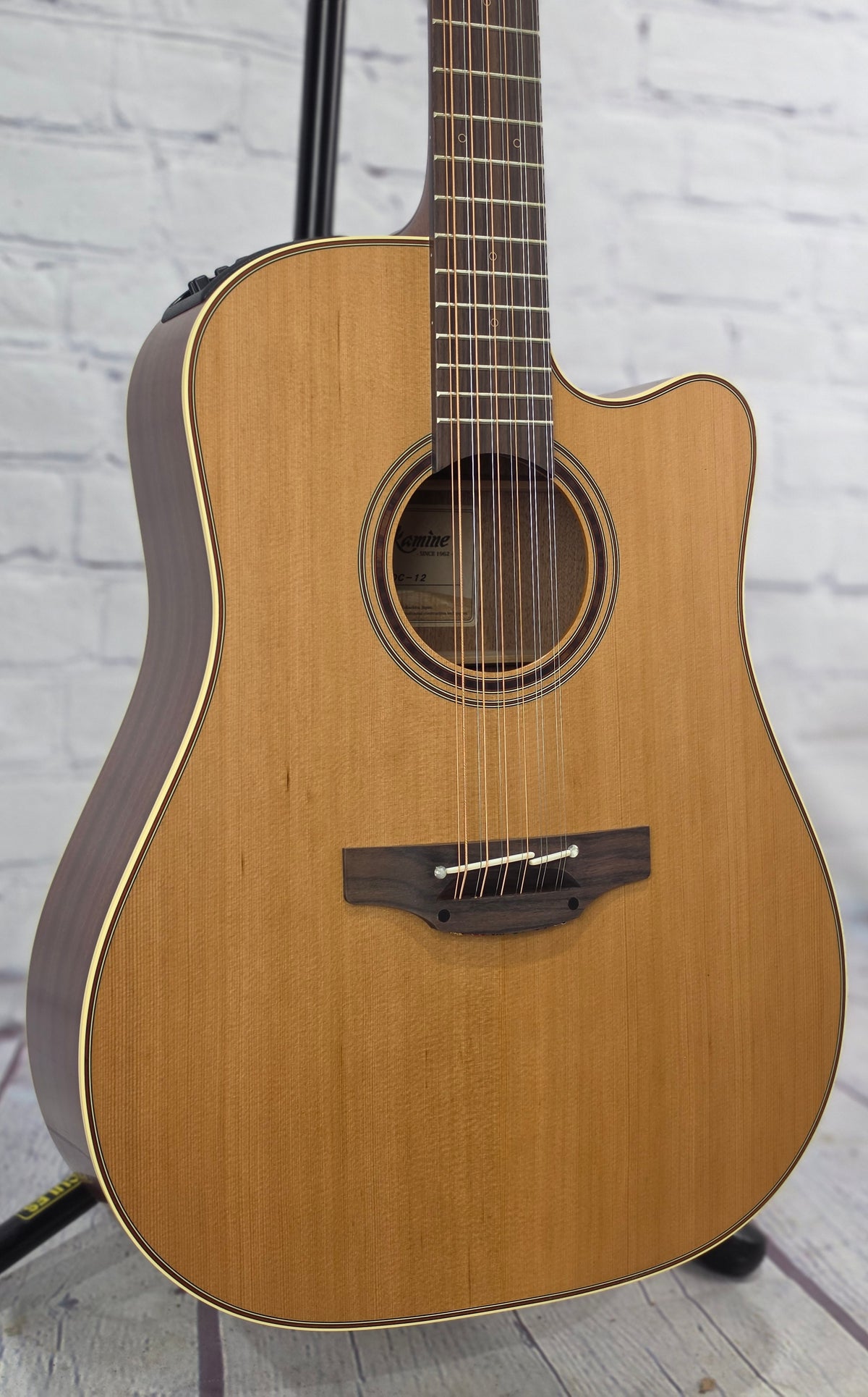 Takamine Pro Series P3DC-12 12 String Acoustic Guitar Natural