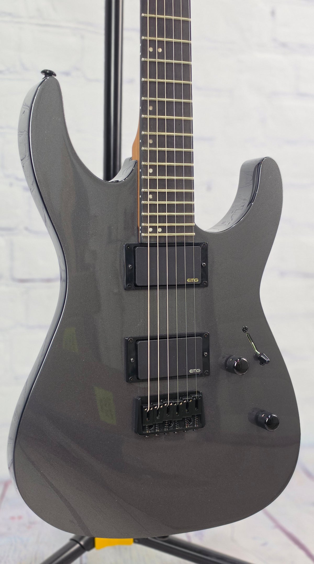 ESP LTD M-400HT 6 String Electric Guitar Charcoal Metallic