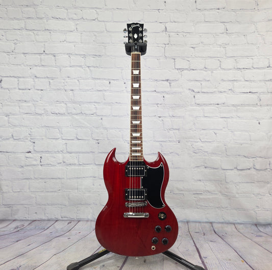 USED Gibson SG Standard 6 String Electric Guitar Heritage Cherry 2018
