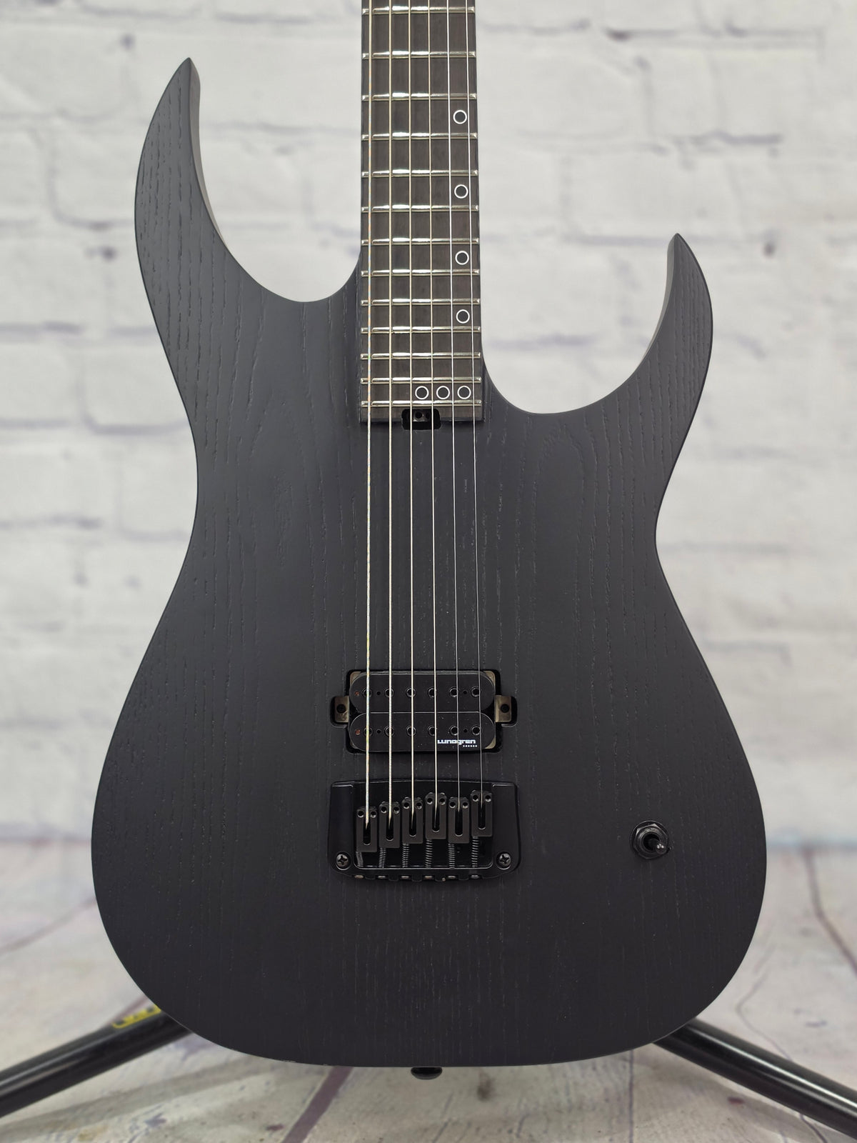 Schecter Guitars KM-6 Mk III EX Extended Keith Merrow Electric Guitar 28" Baritone Satin Black Open Pore
