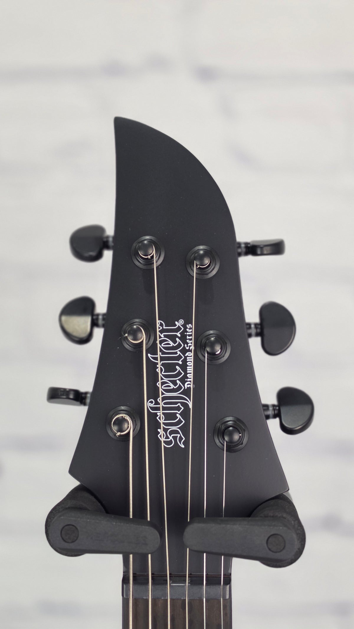 Schecter Guitars KM-6 Mk III EX Extended Keith Merrow Electric Guitar 28" Baritone Satin Black Open Pore
